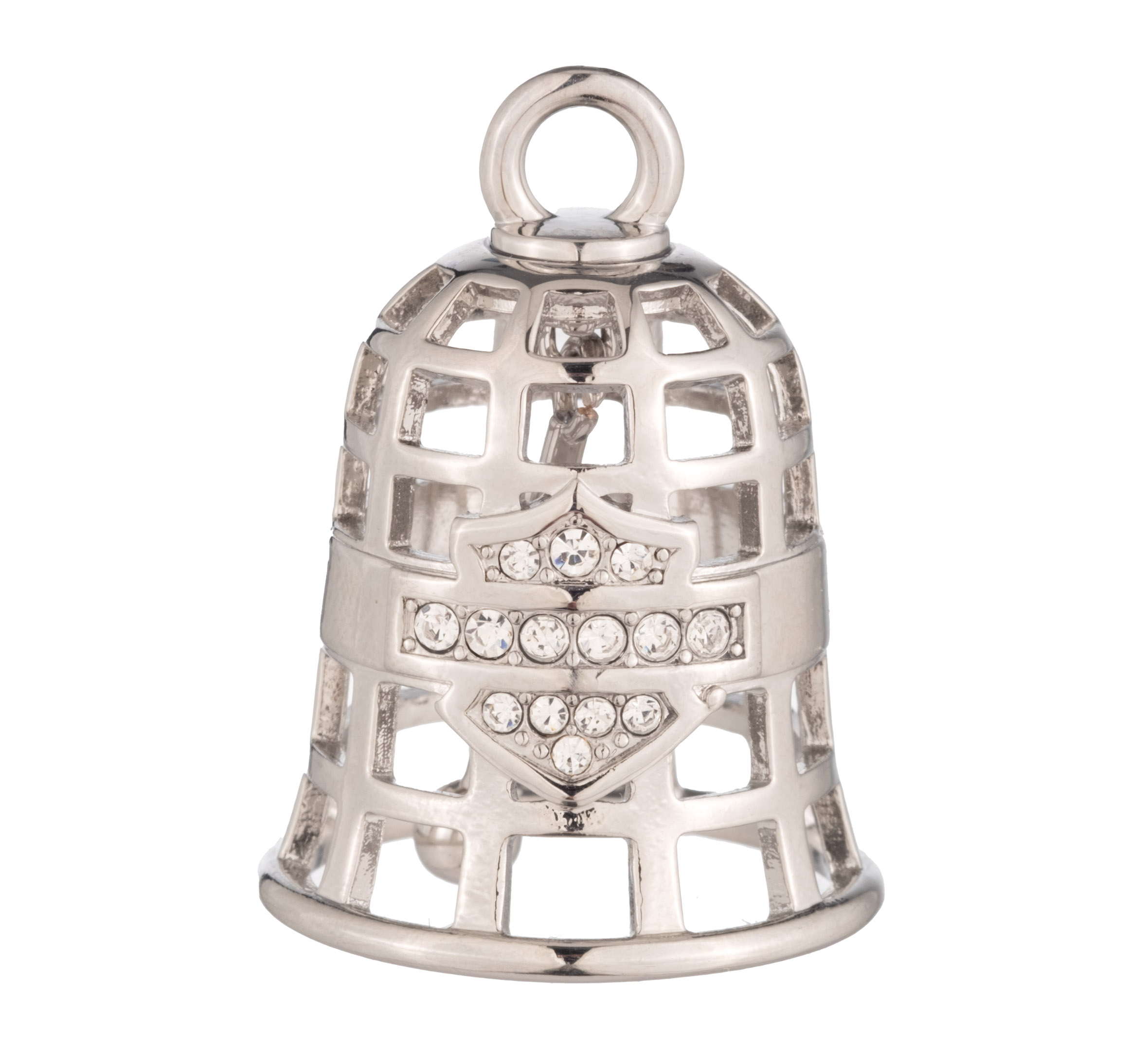Bling Bar & Shield Square Cutout Ride Bell