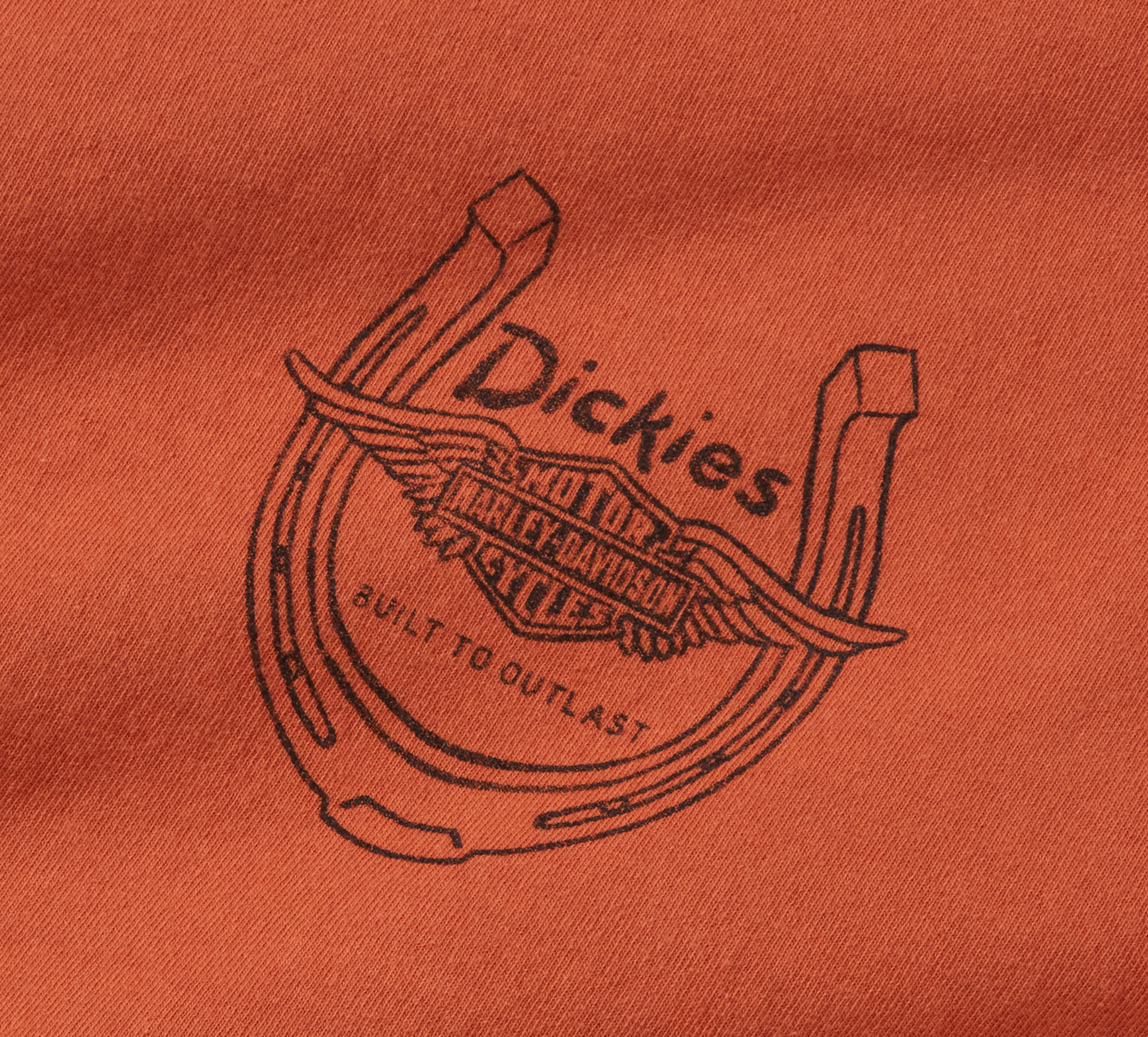 Men's Dickies x H-D Horsepower Heavyweight Pigment Dyed Tee