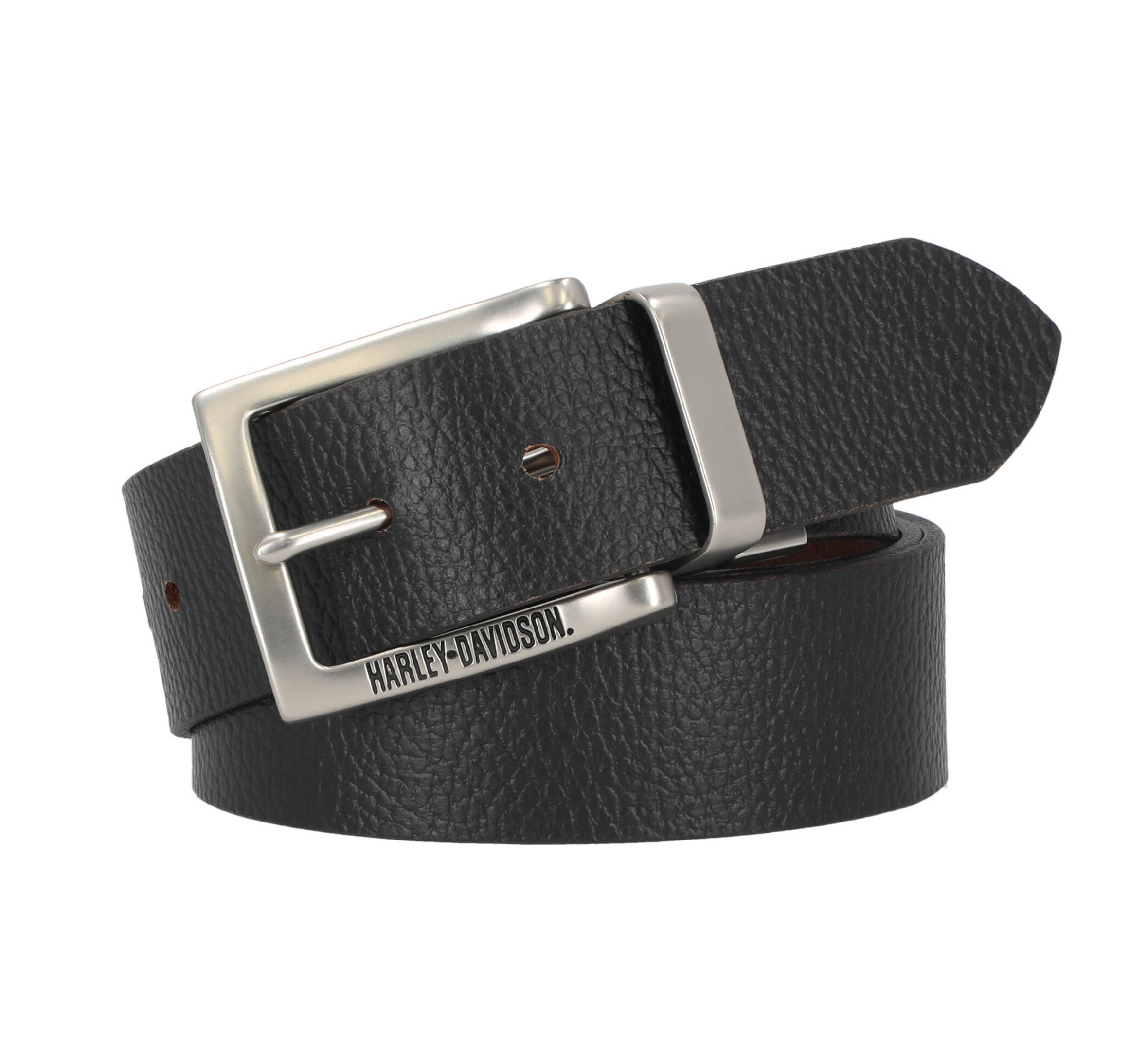 Men's Mod Reversible Harley-Davidson Cognac/Black Leather Belt