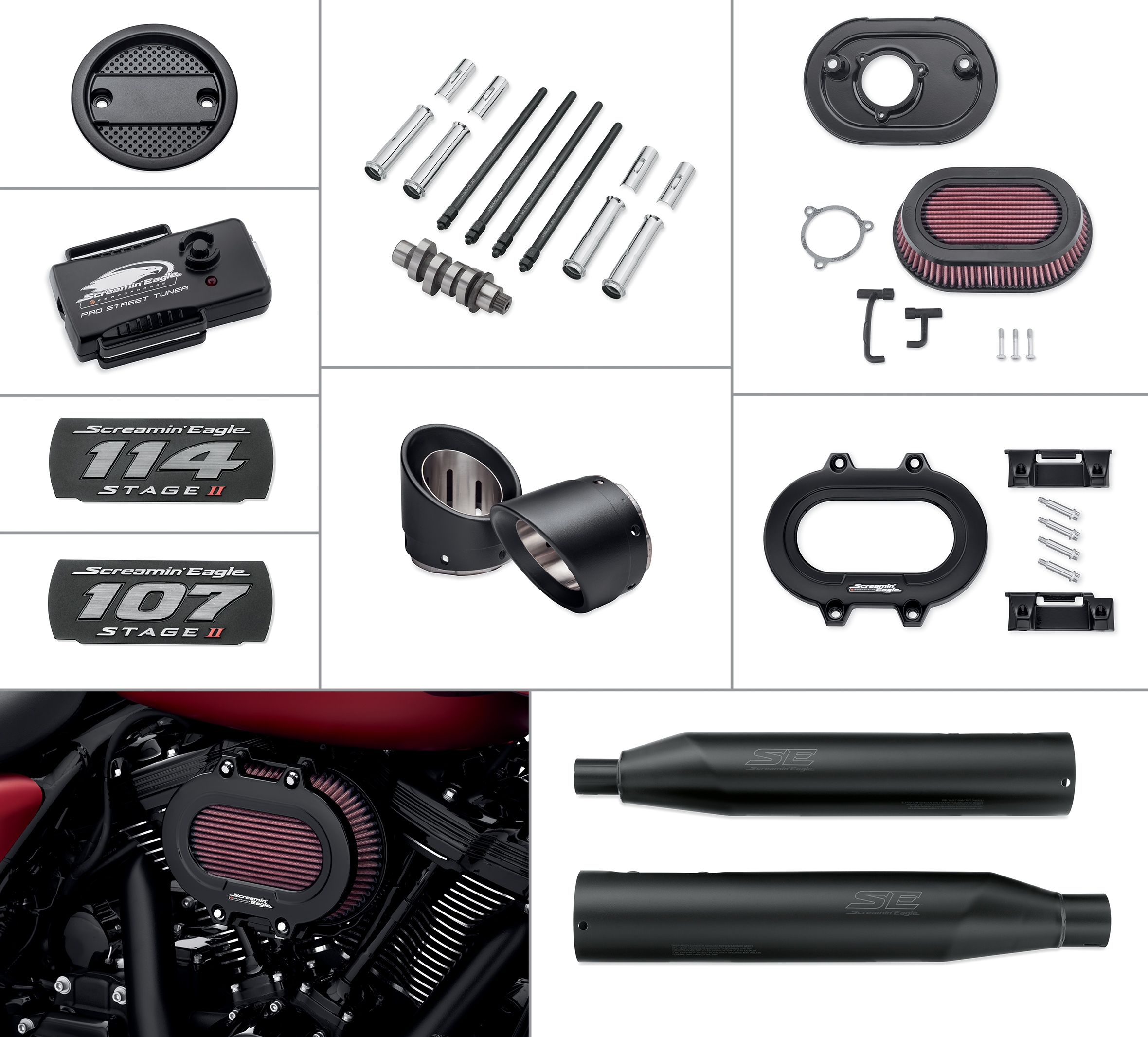 Screamin' Eagle Stage II Package - Black