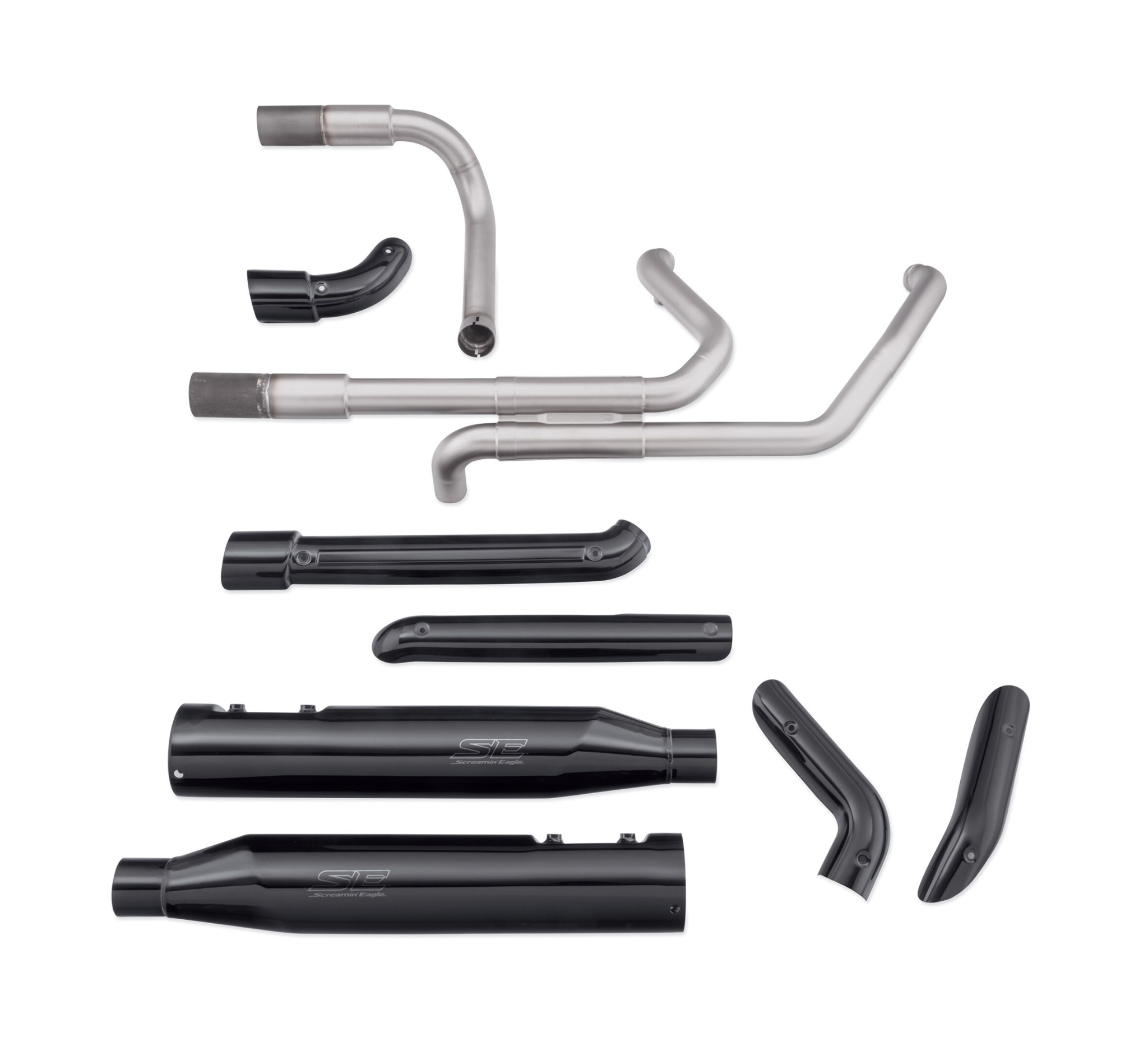 Screamin’ Eagle High-Flow Auspuffanlage mit Street Cannon Schalldämpfern