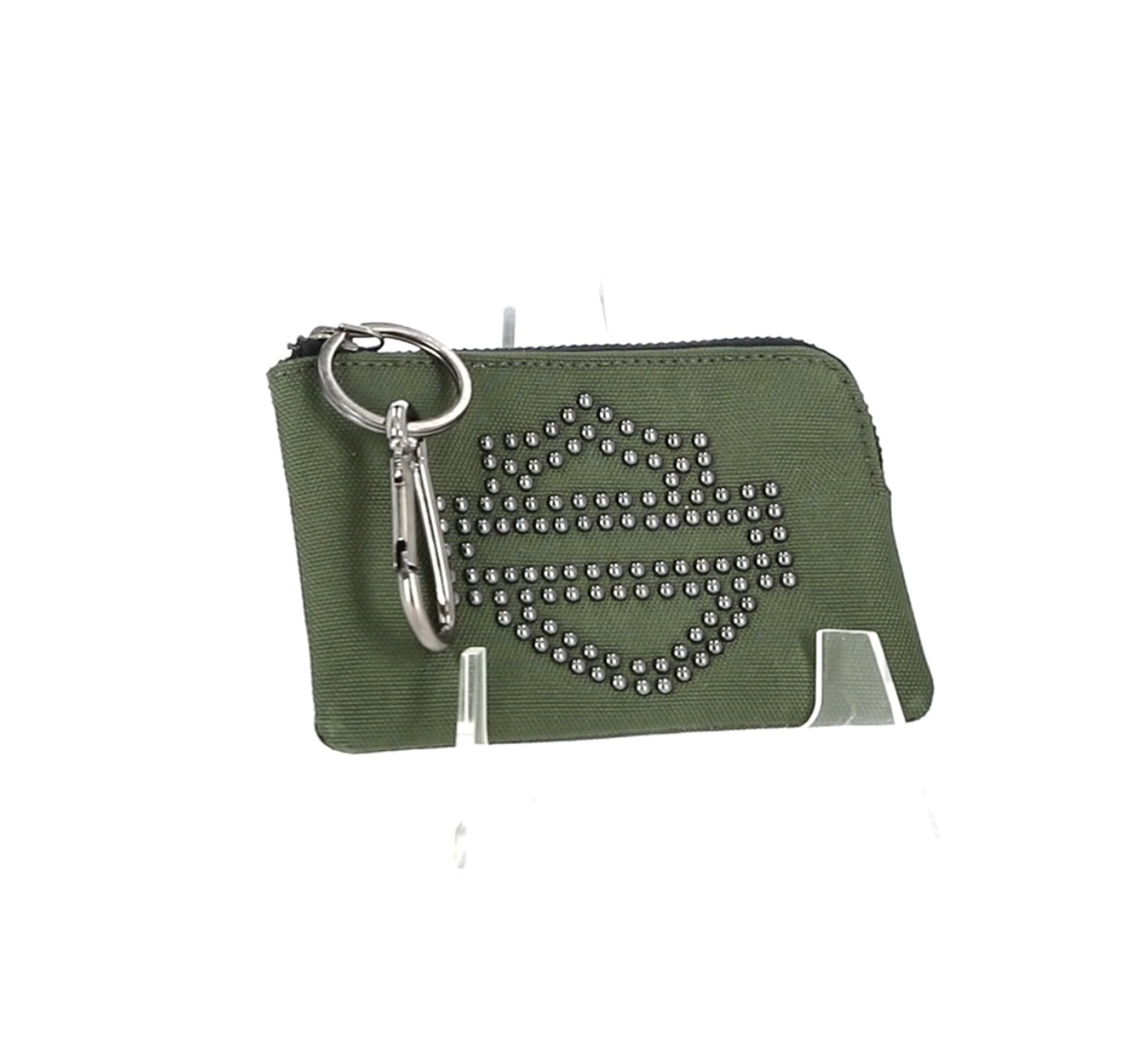 Bar & Shield Studded Key Case Wallet