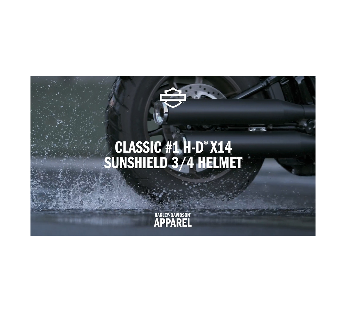 Casque 3/4 Classic #1 X14 Sun Shield