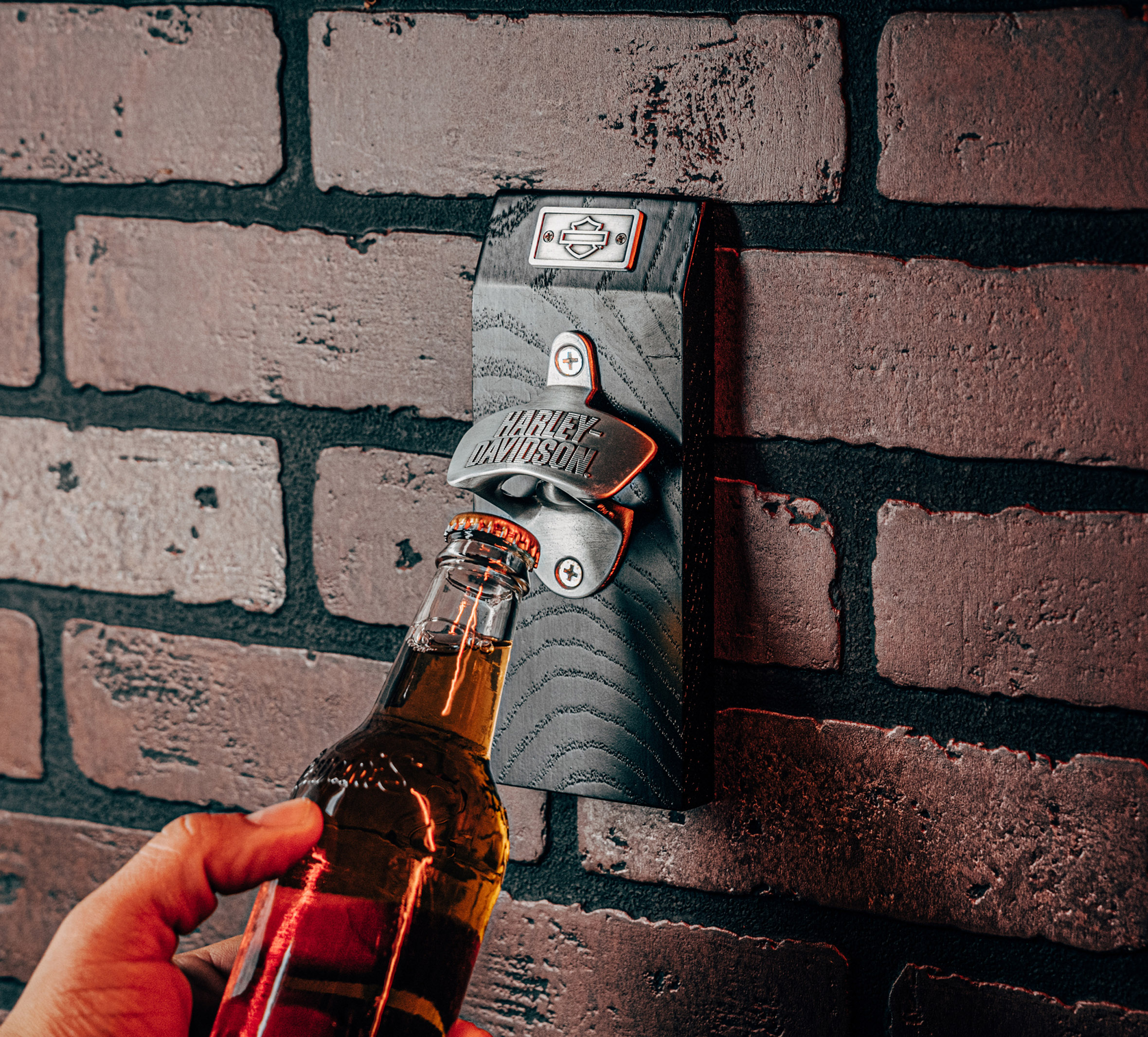 Open Bar & Shield Bottle Opener