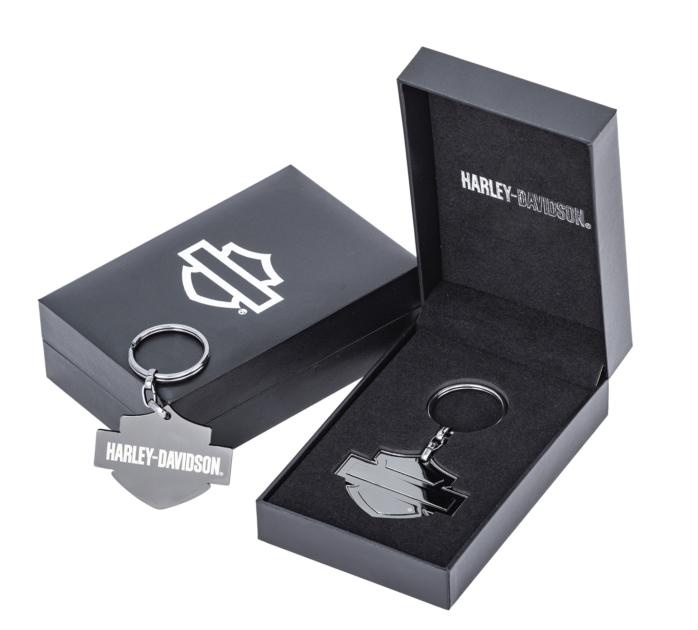 Open Bar & Shield Key Chain in Gift Box