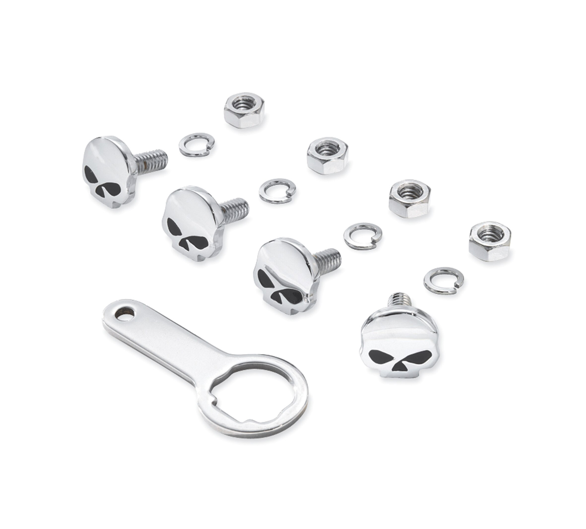 Skull License Plate Mounting Hardware