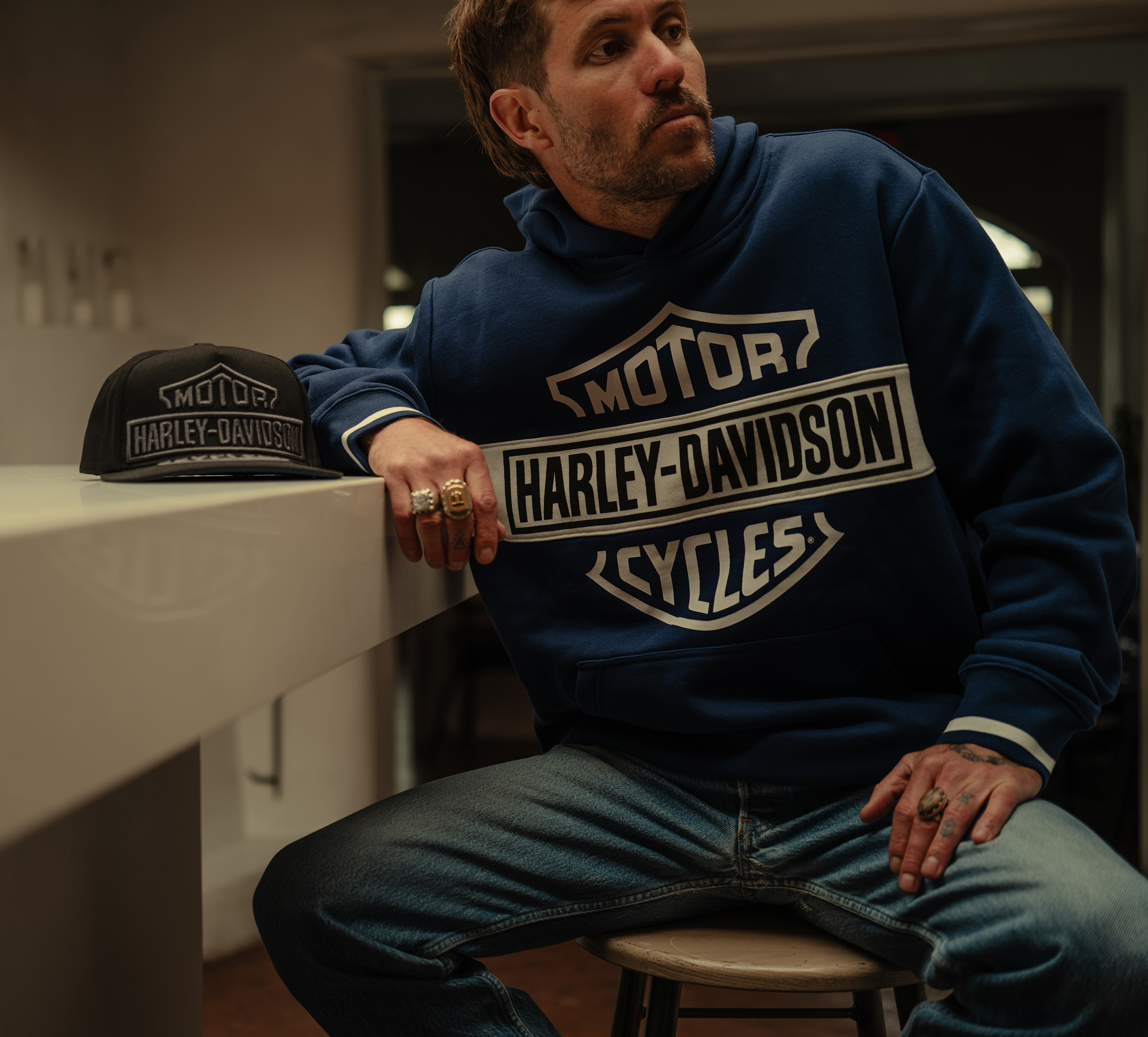 Men's H-D Essential Bar & Shield Hoodie