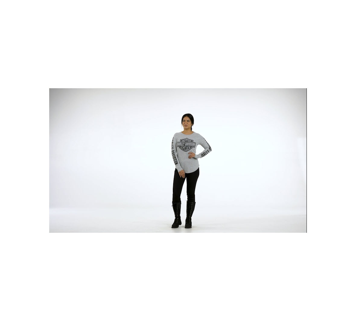 Women's Authentic Bar & Shield Rib-Knit Top