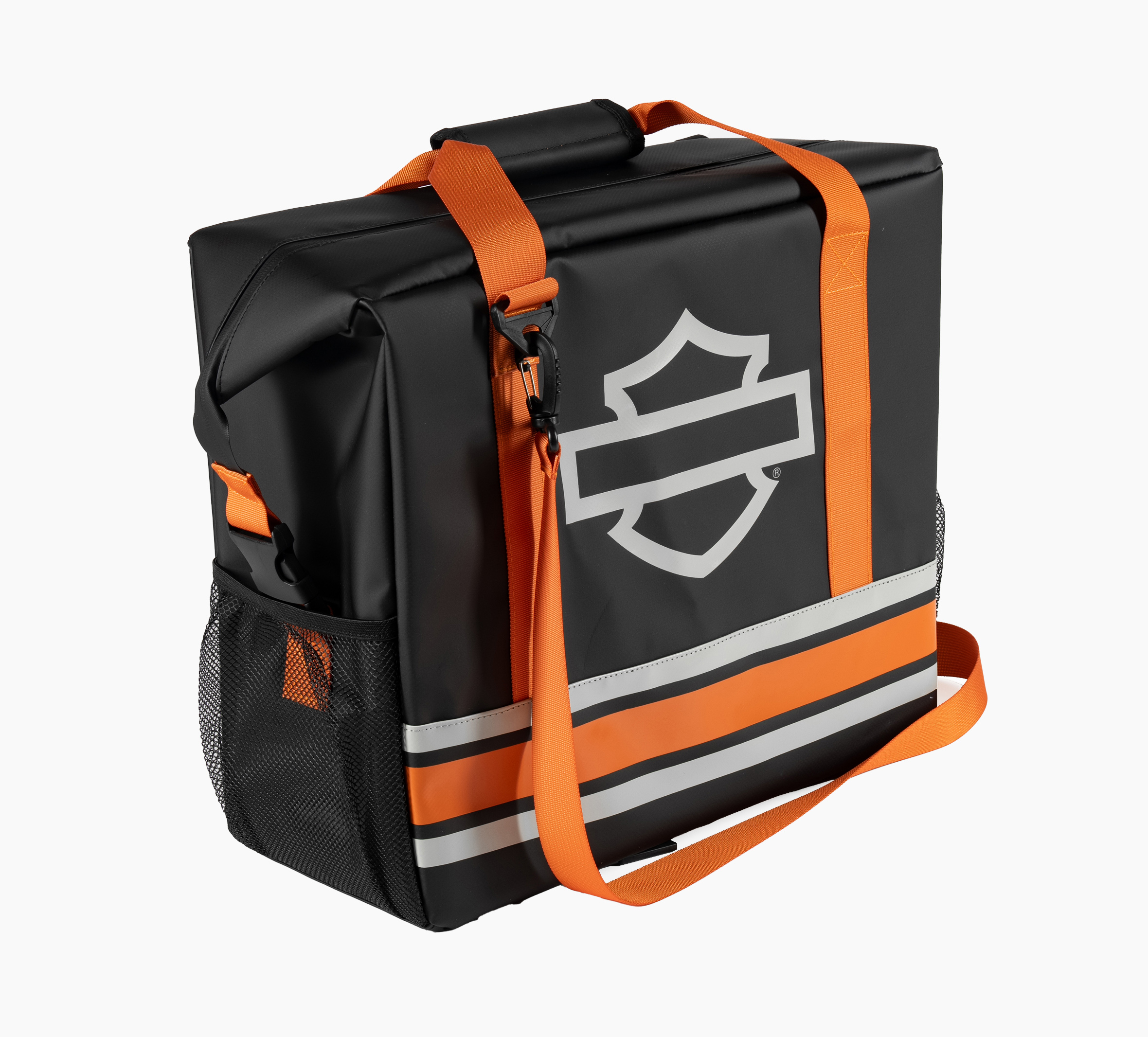 Open Bar & Shield Stripe Soft Cooler Bag