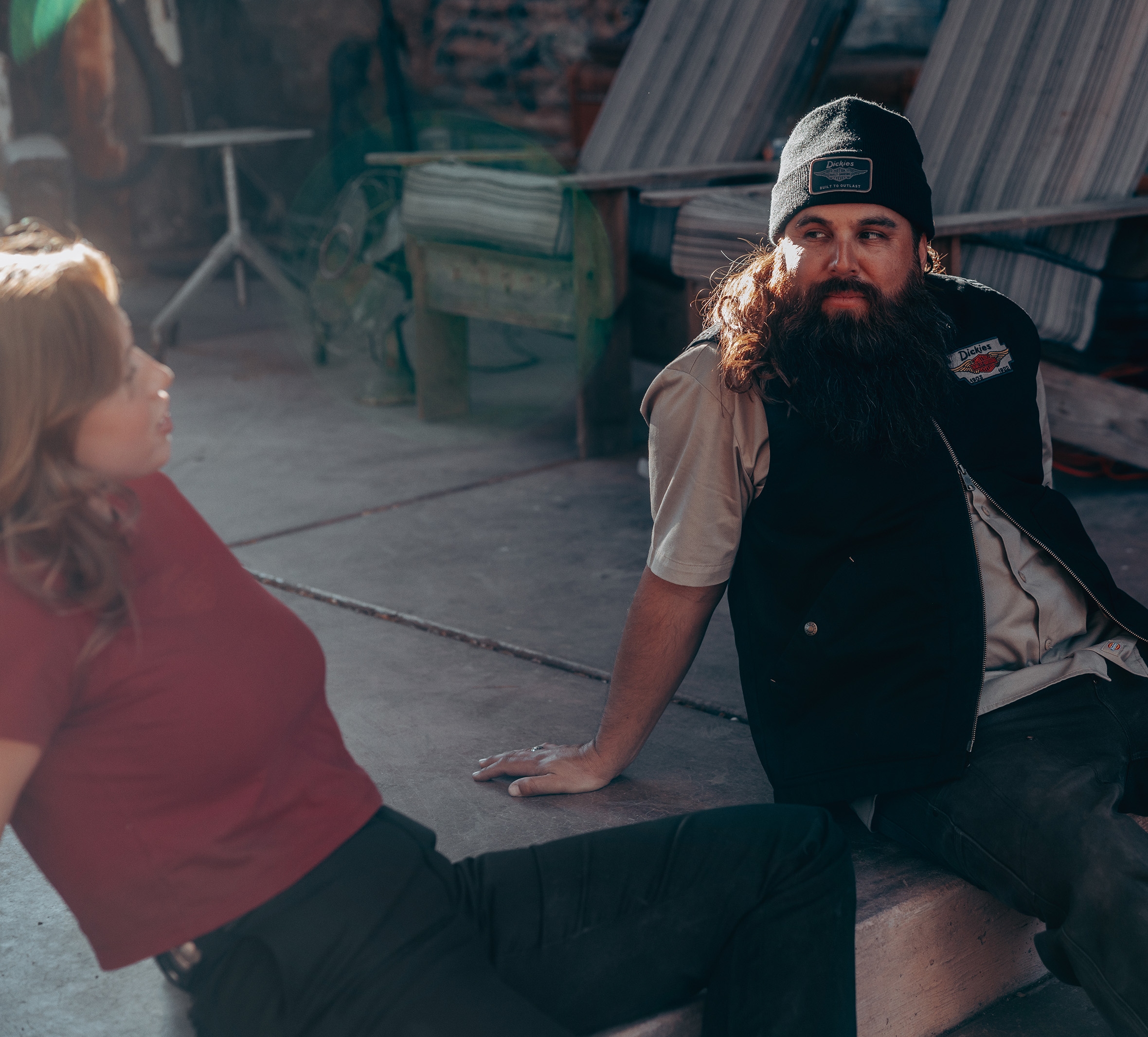 Dickies x H-D Built to Outlast Boxy Fit T-Shirt für Damen