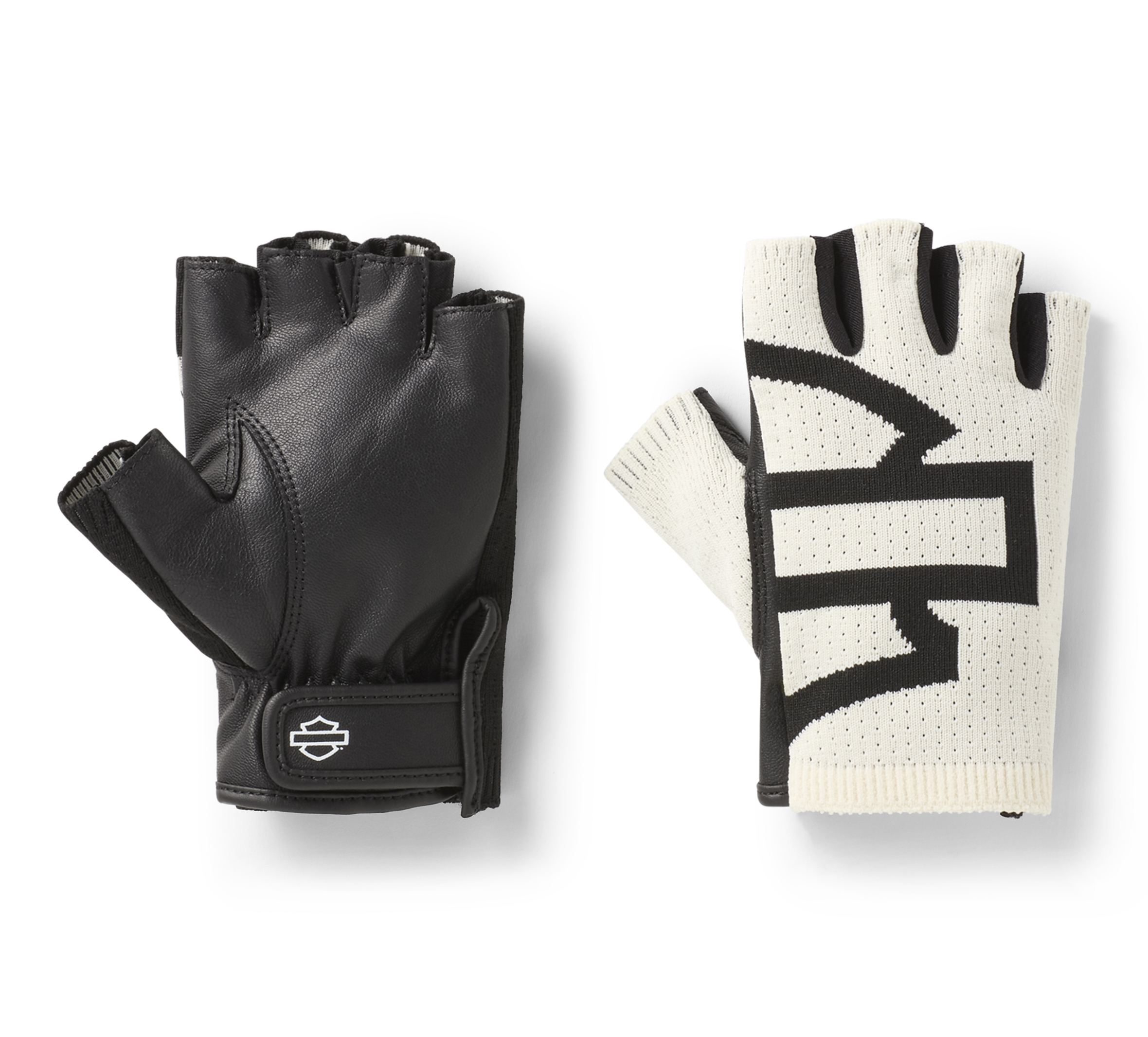 Women's H-D Dyna Knit Split Women'sFingerless Gloves | Harley