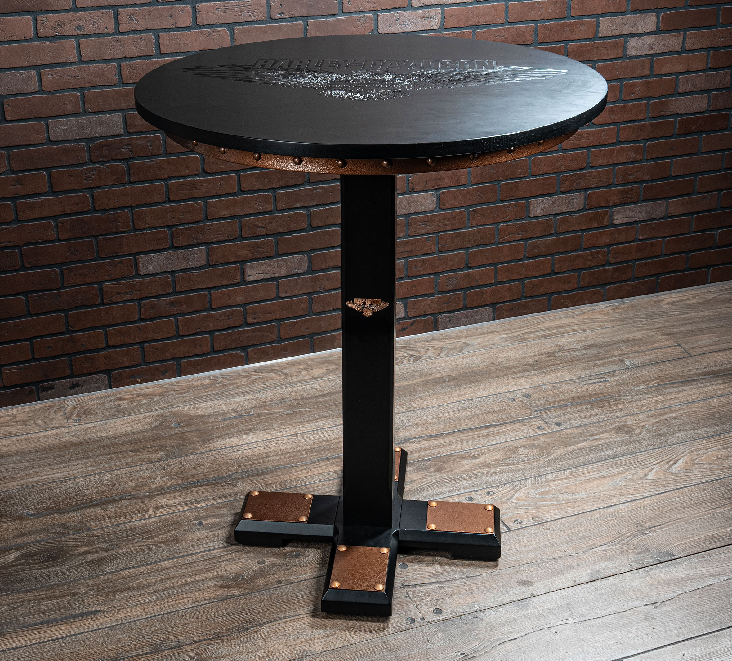 H-D Bar & Shield Eagle Pub Table