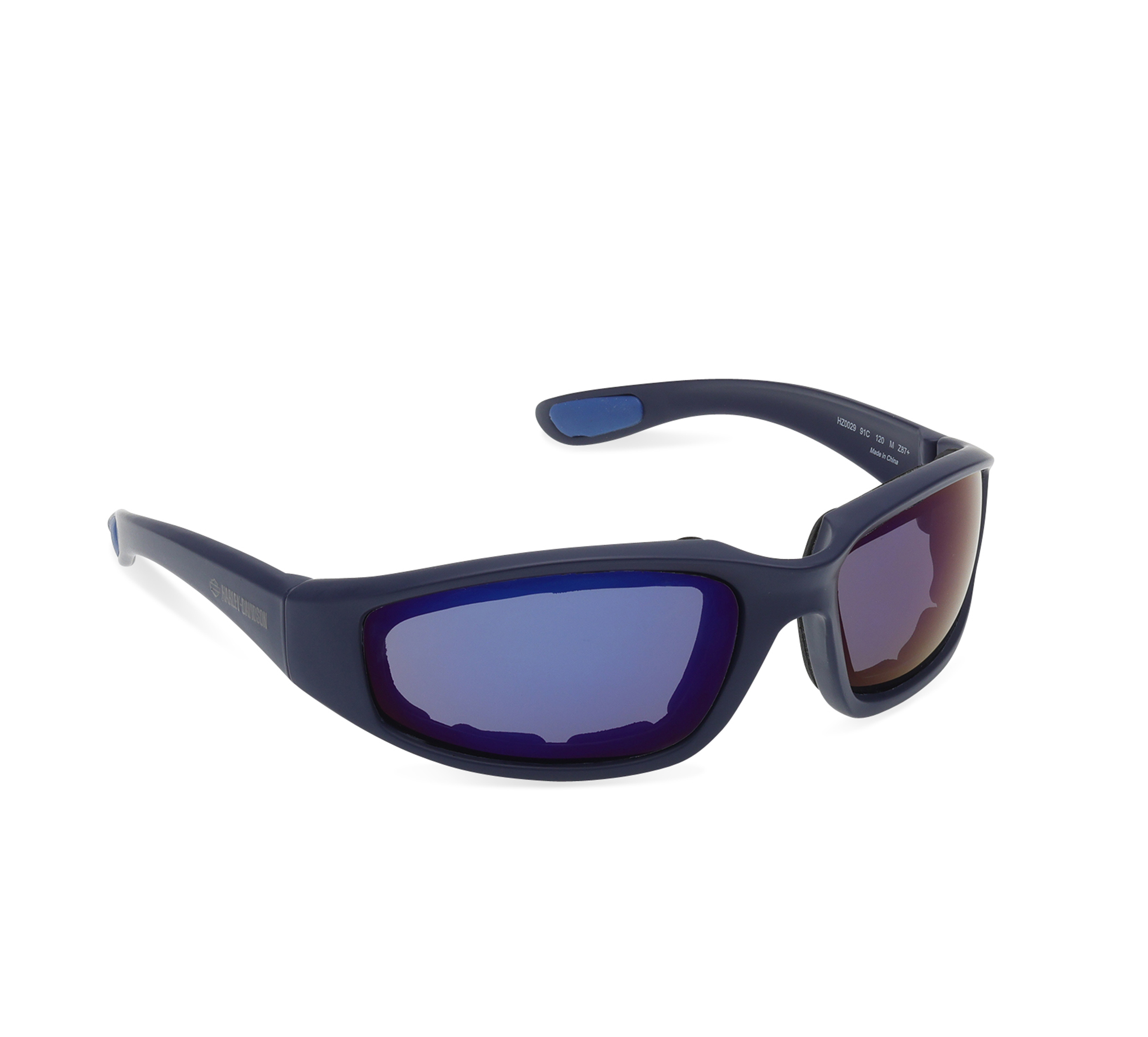 Checker Oval Mototcycle Riding Wrap Sunglasses