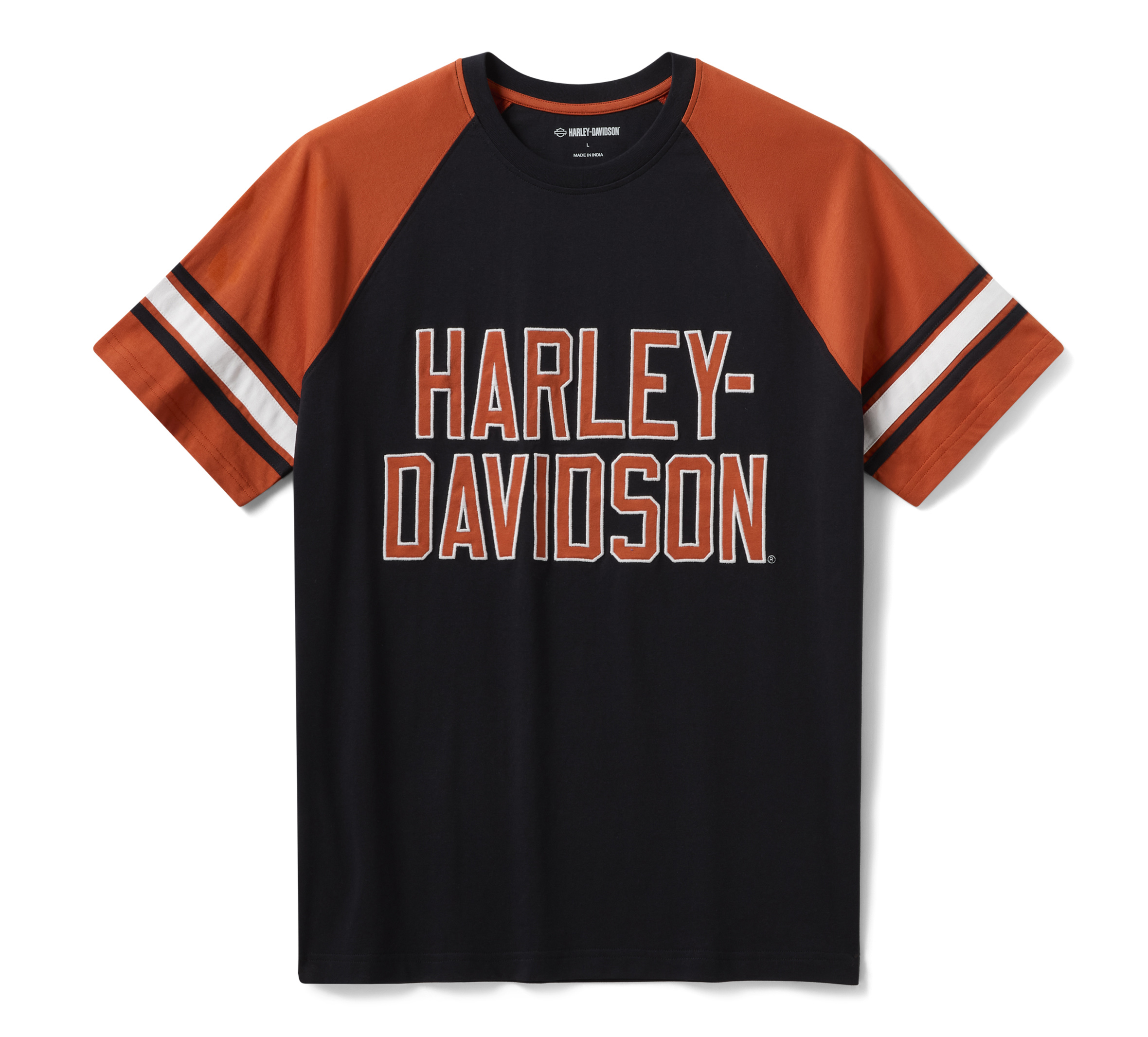 Men's H-D Essential Sleeve Stripe Raglan Tee | Harley-Davidson IN