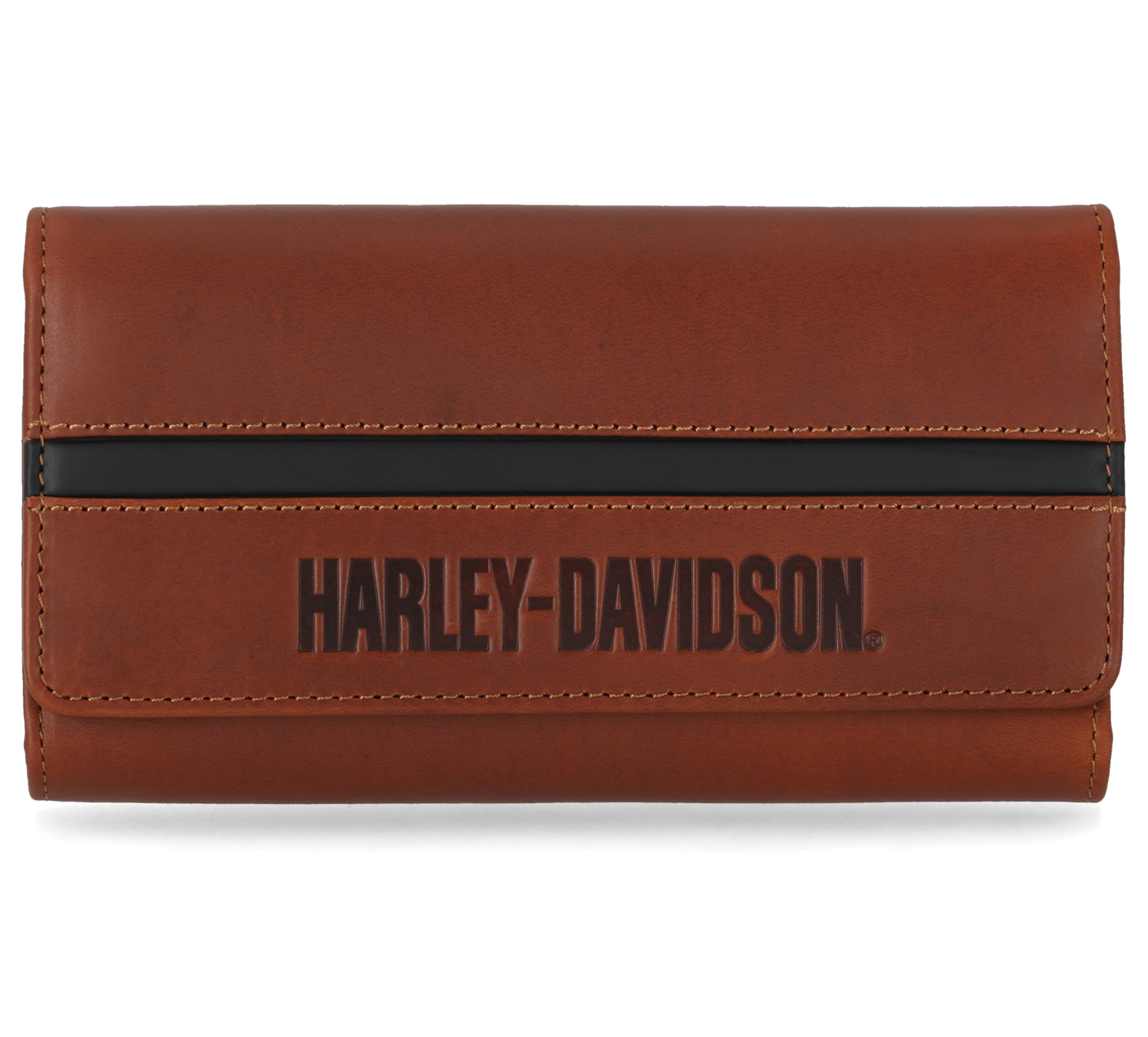 Harley-Davidson Center Block Trucker Wallet
