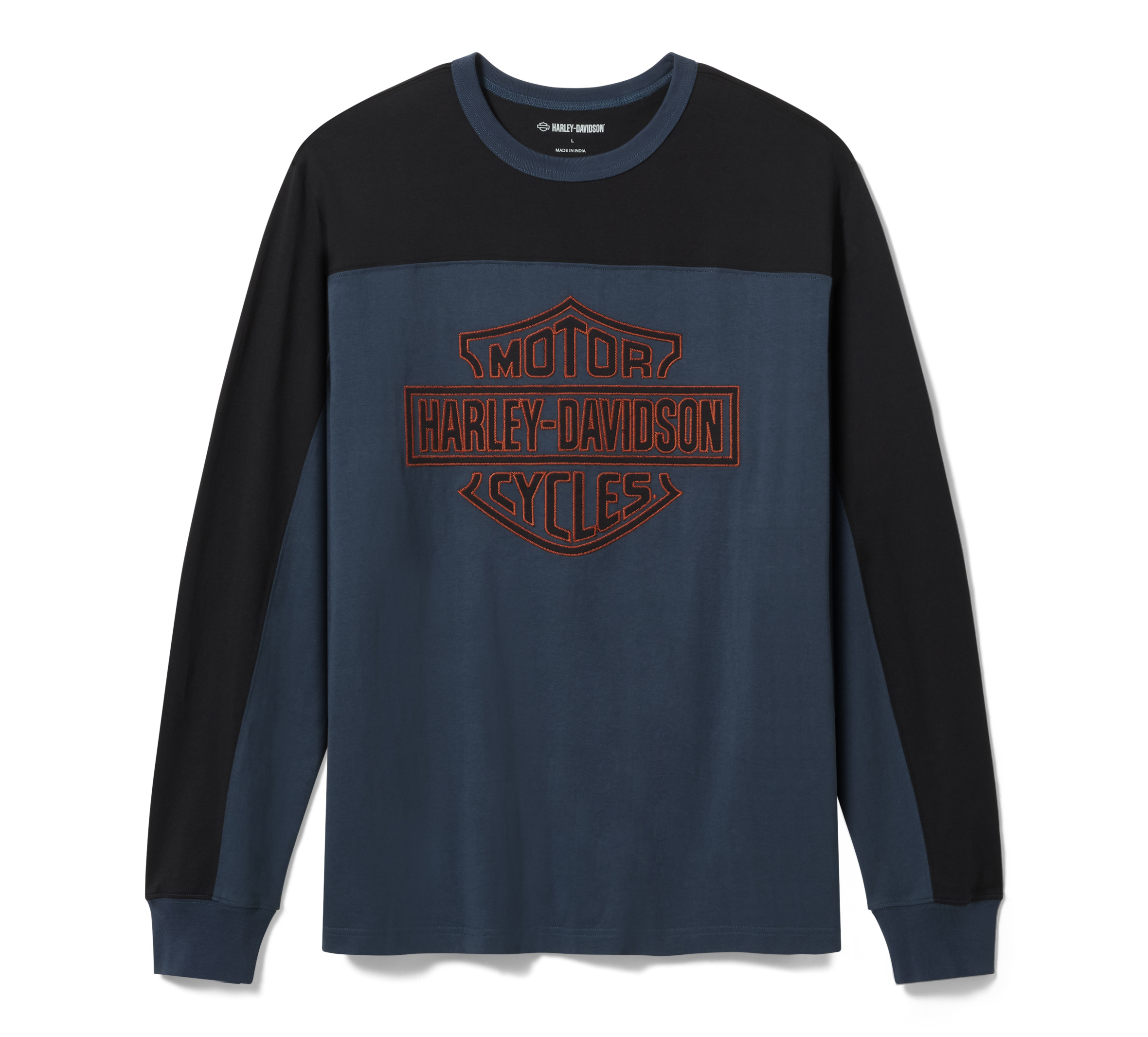 Men's H-D Essential Colorblock Long Sleeve Tee | Harley-Davidson USA