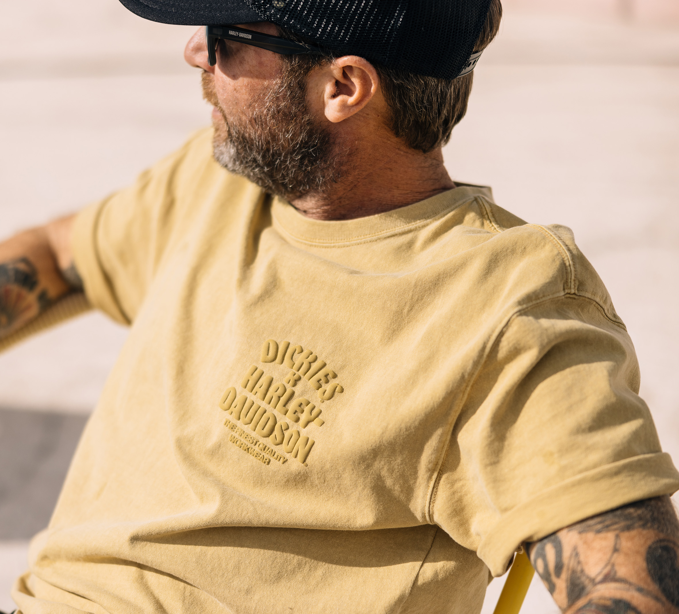 Maglietta a maniche corte Pigment Dyed Eagle Heavyweight Dickies x H-D