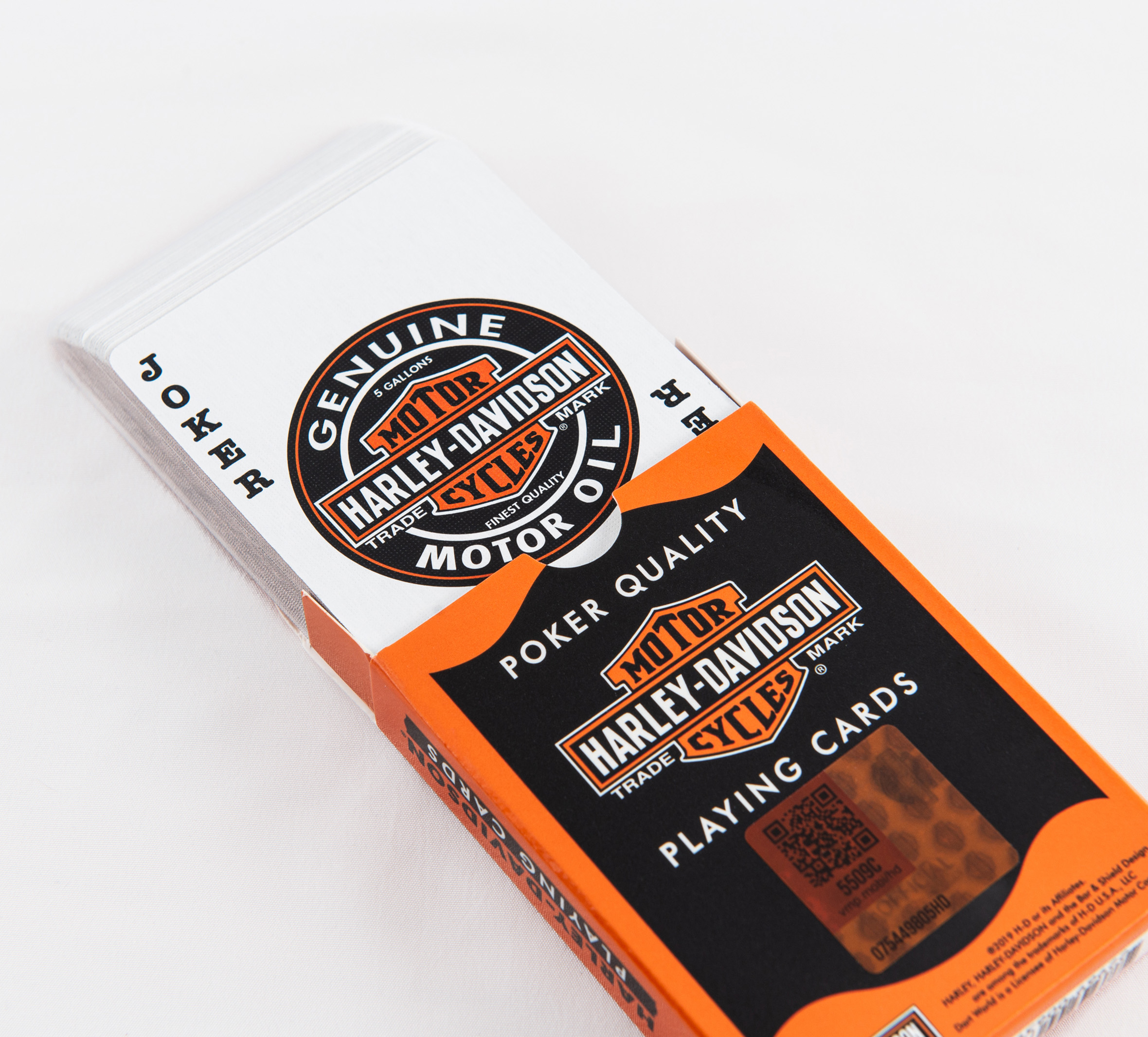 H-D Genuine Motor Oil Can Standard Playing Cards