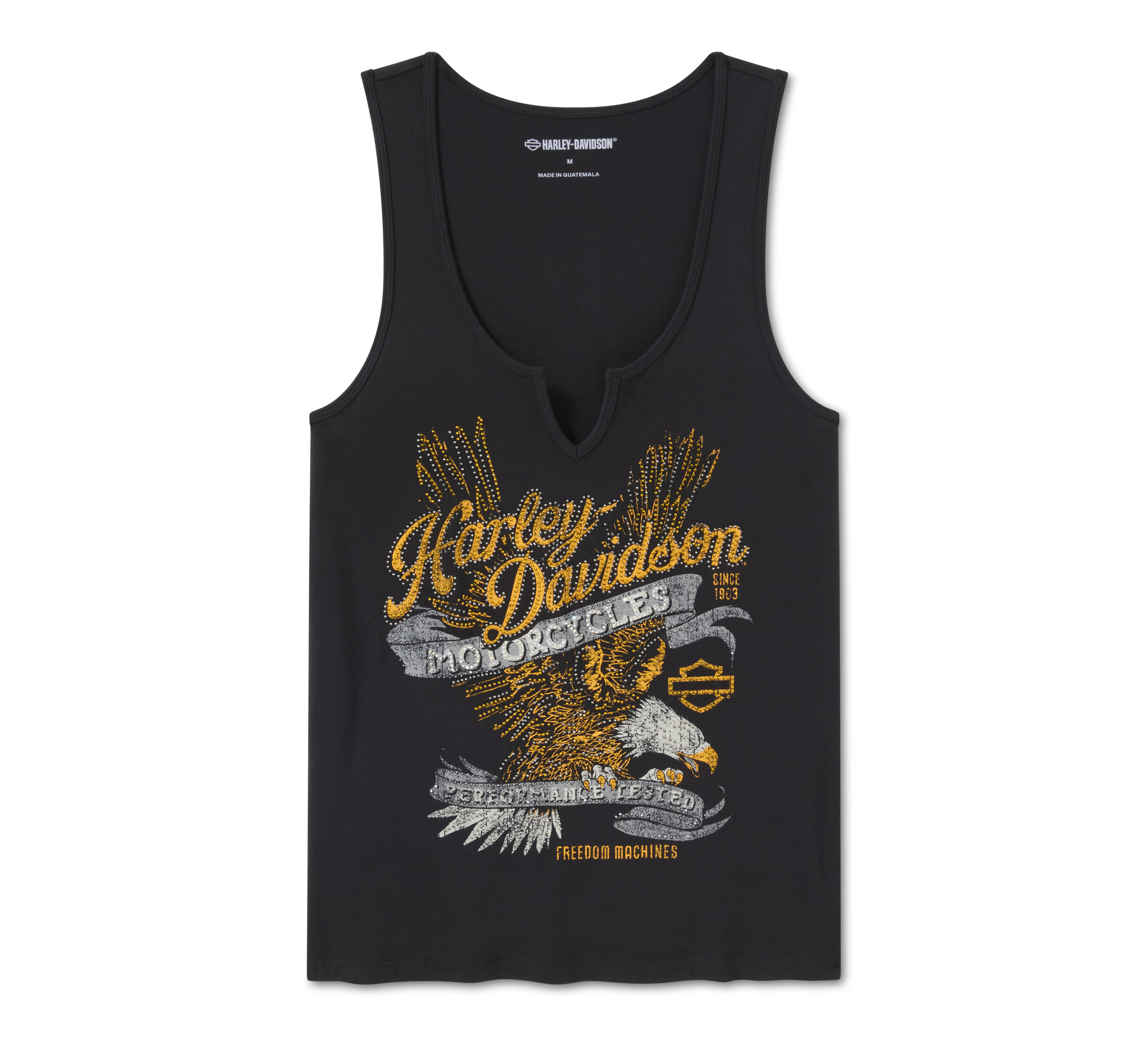 Women's Bling Live to Ride Notch Neck Tank | Harley-Davidson IN