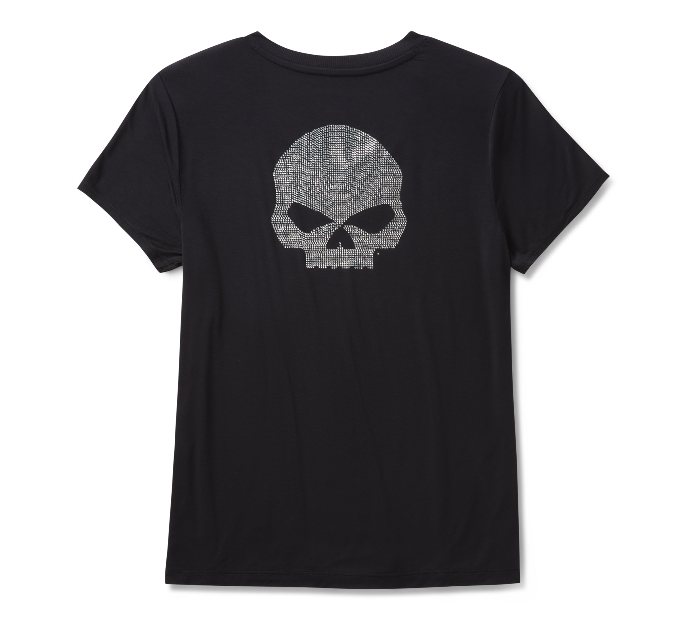 Women's Willie G Skull Bling V-neck