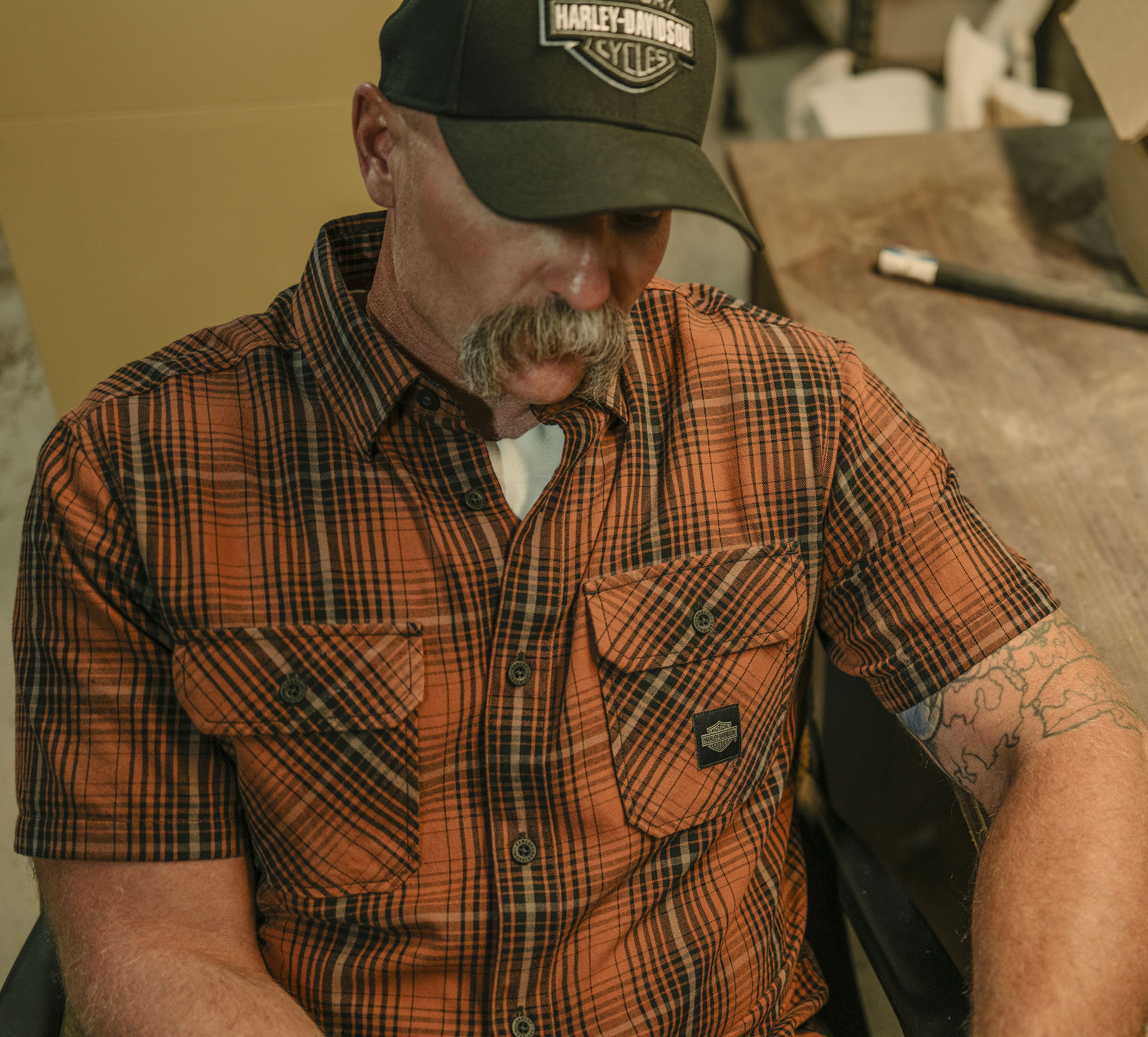 Men's Vintage Plaid Short Sleeve Shirt | Harley-Davidson USA