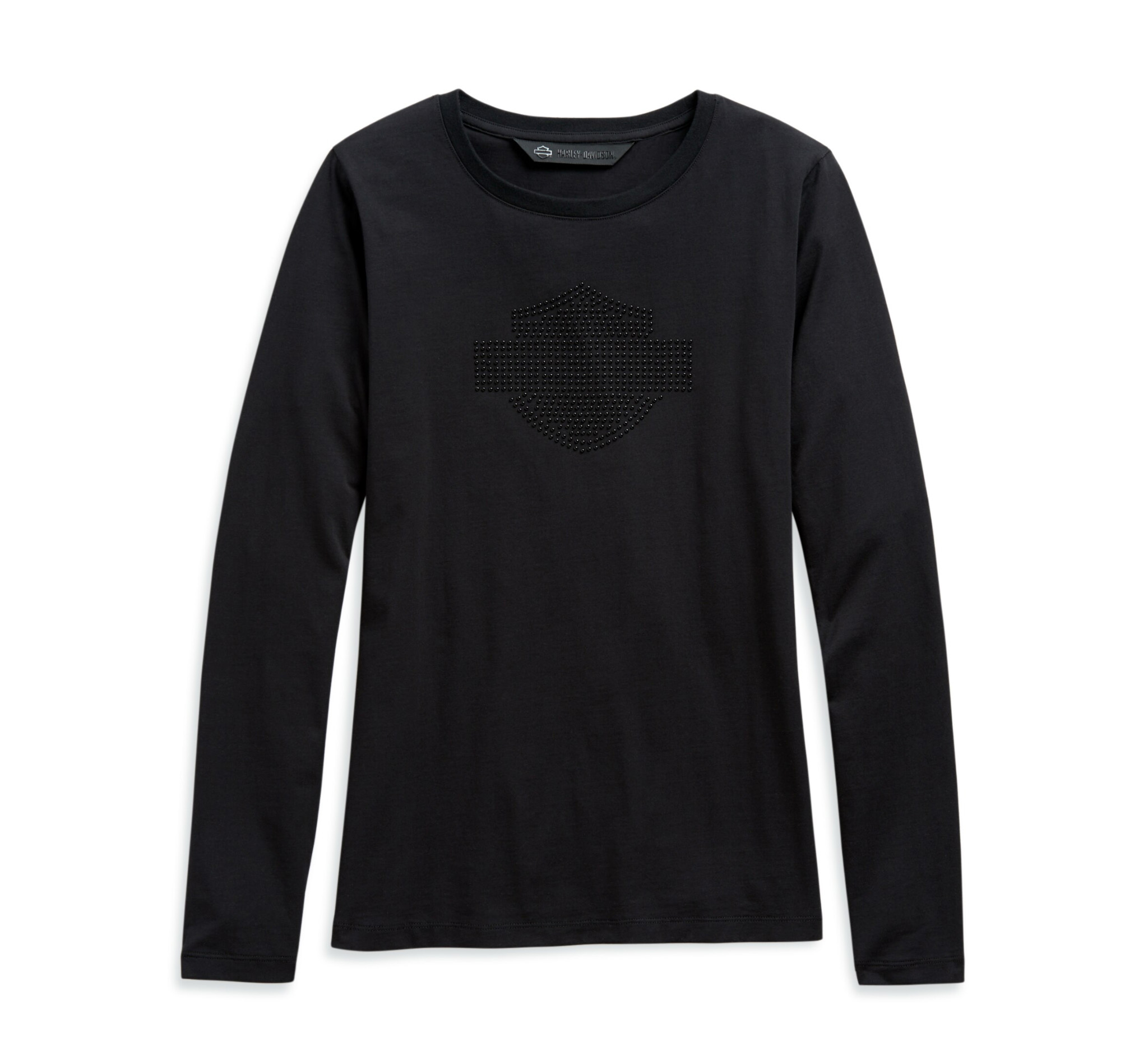 Women's Studded Logo Long Sleeve Tee