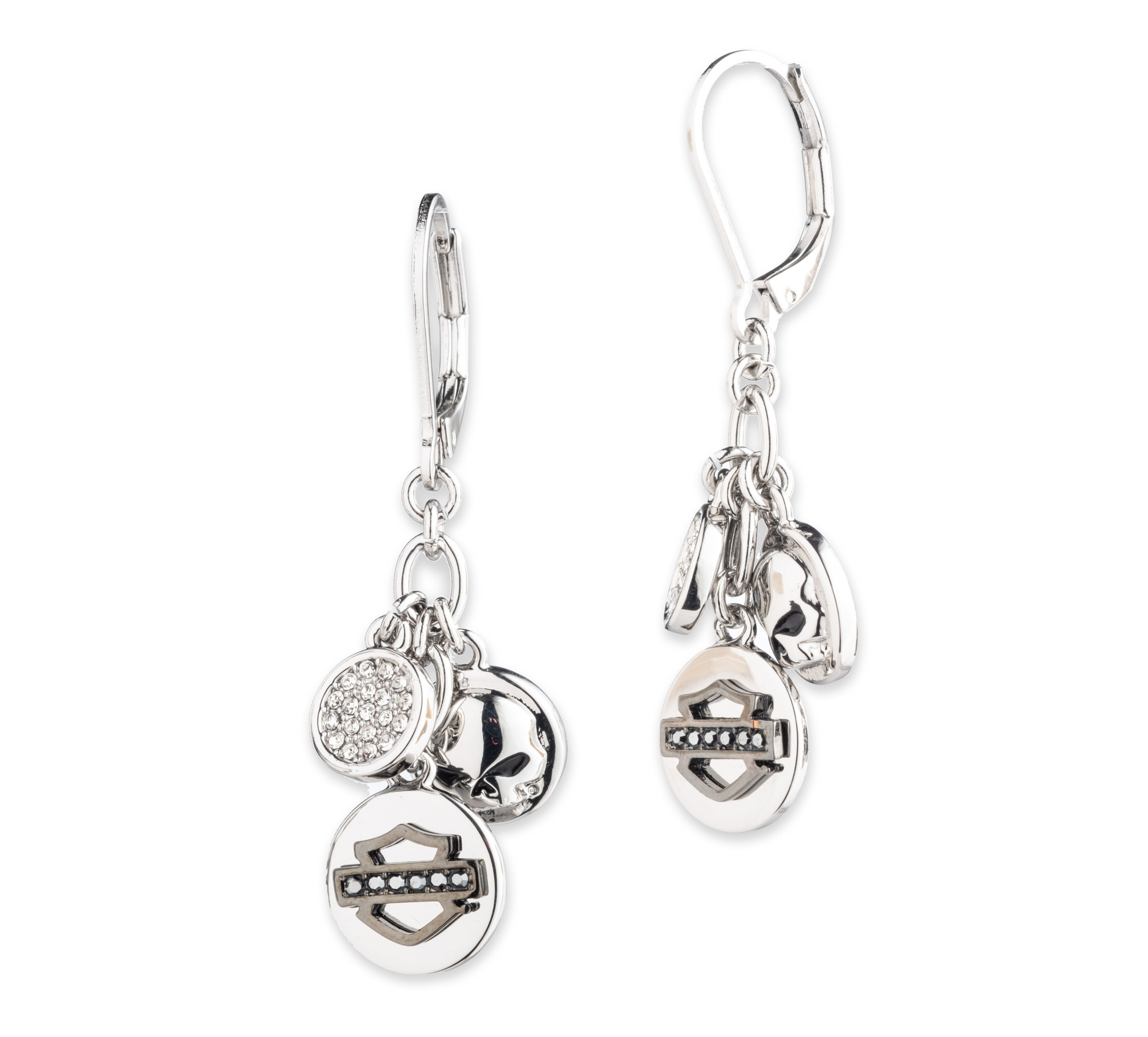 Women's Willie G Triple Charm Drop Earrings