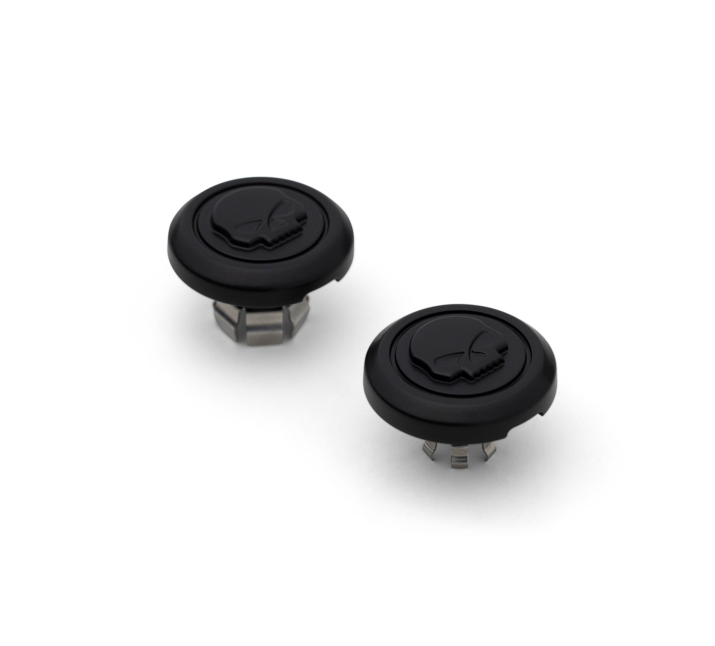 Willie G Skull Front Axle Nut Covers