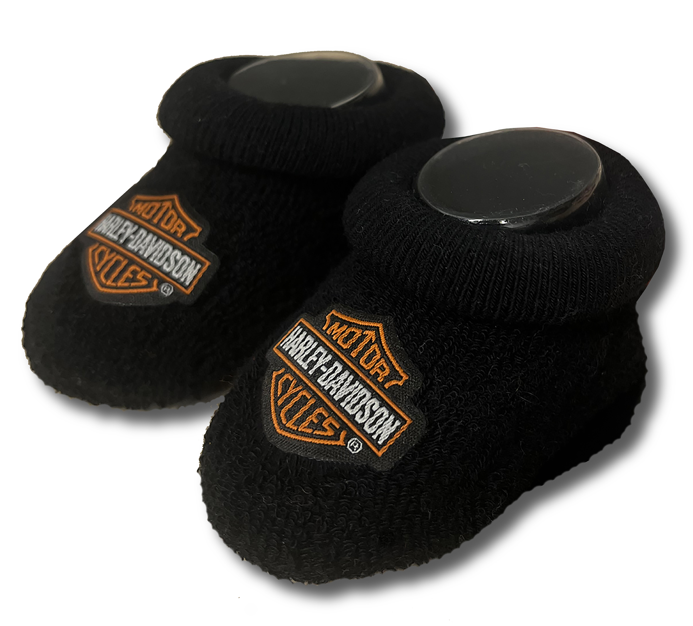 Infant Boy's Bootie Socks in Black