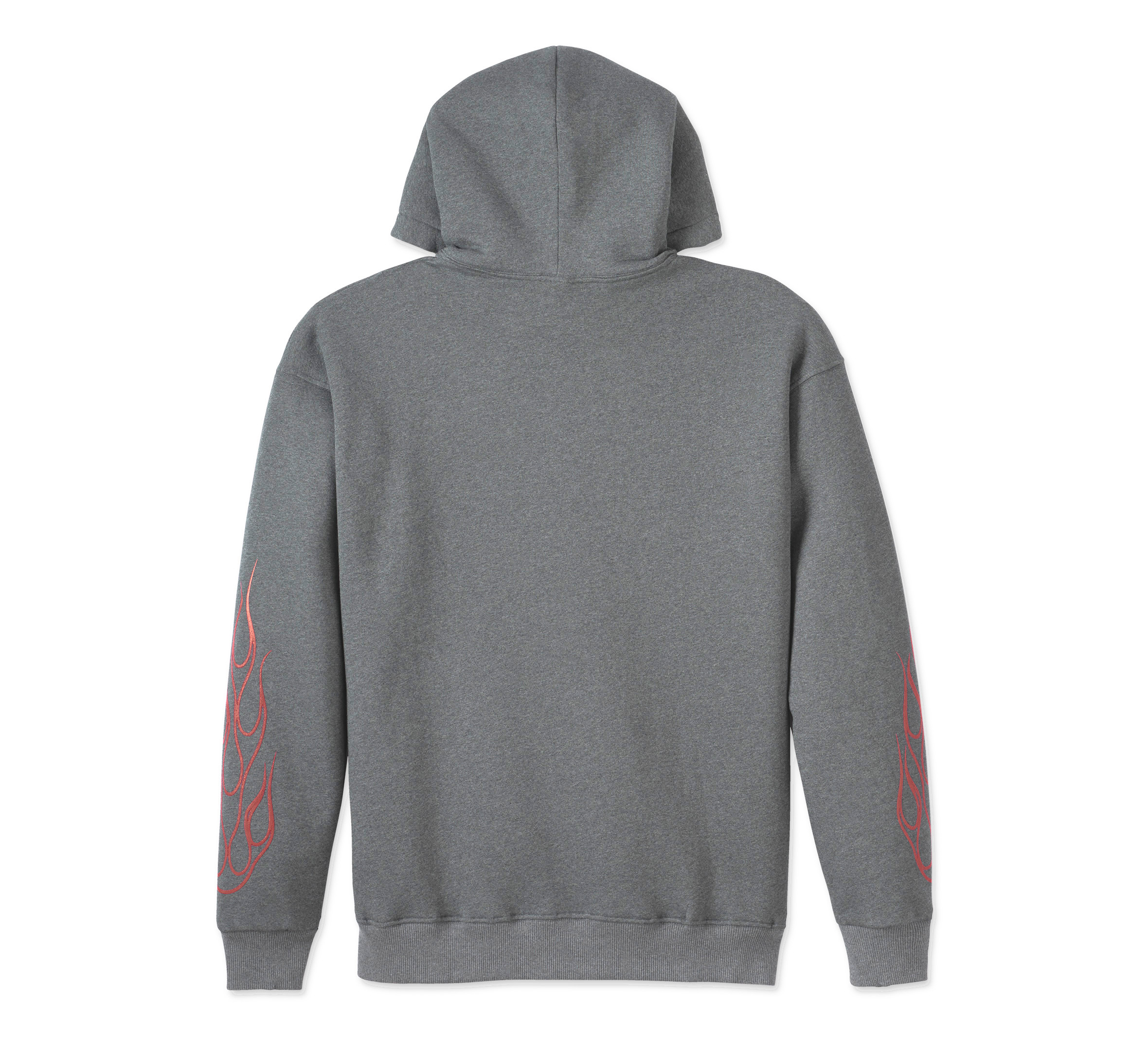 Men's Trademark Bar & Shield Flames Heavyweight Hoodie