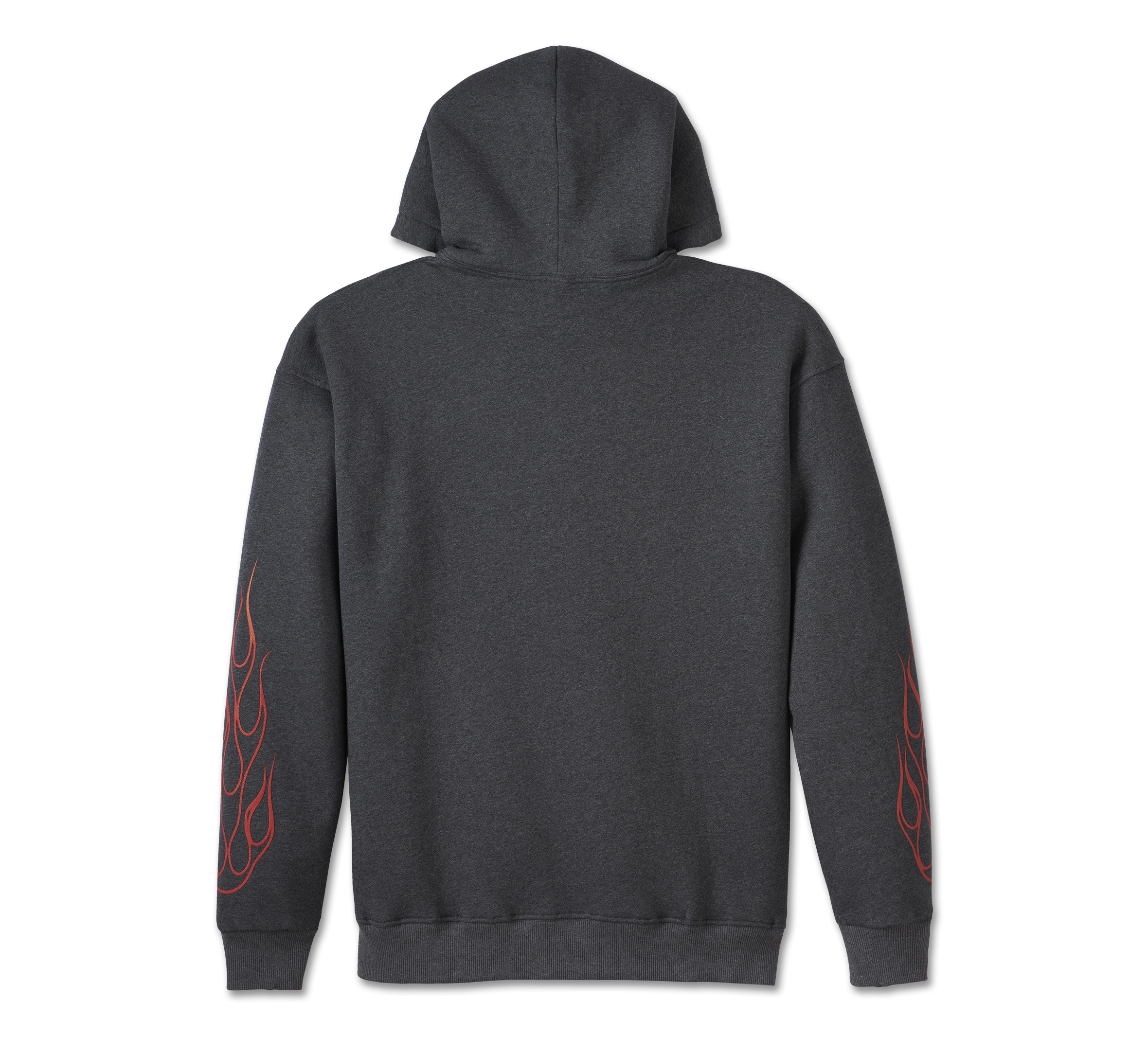 Men's Trademark Bar & Shield Flames Heavyweight Hoodie