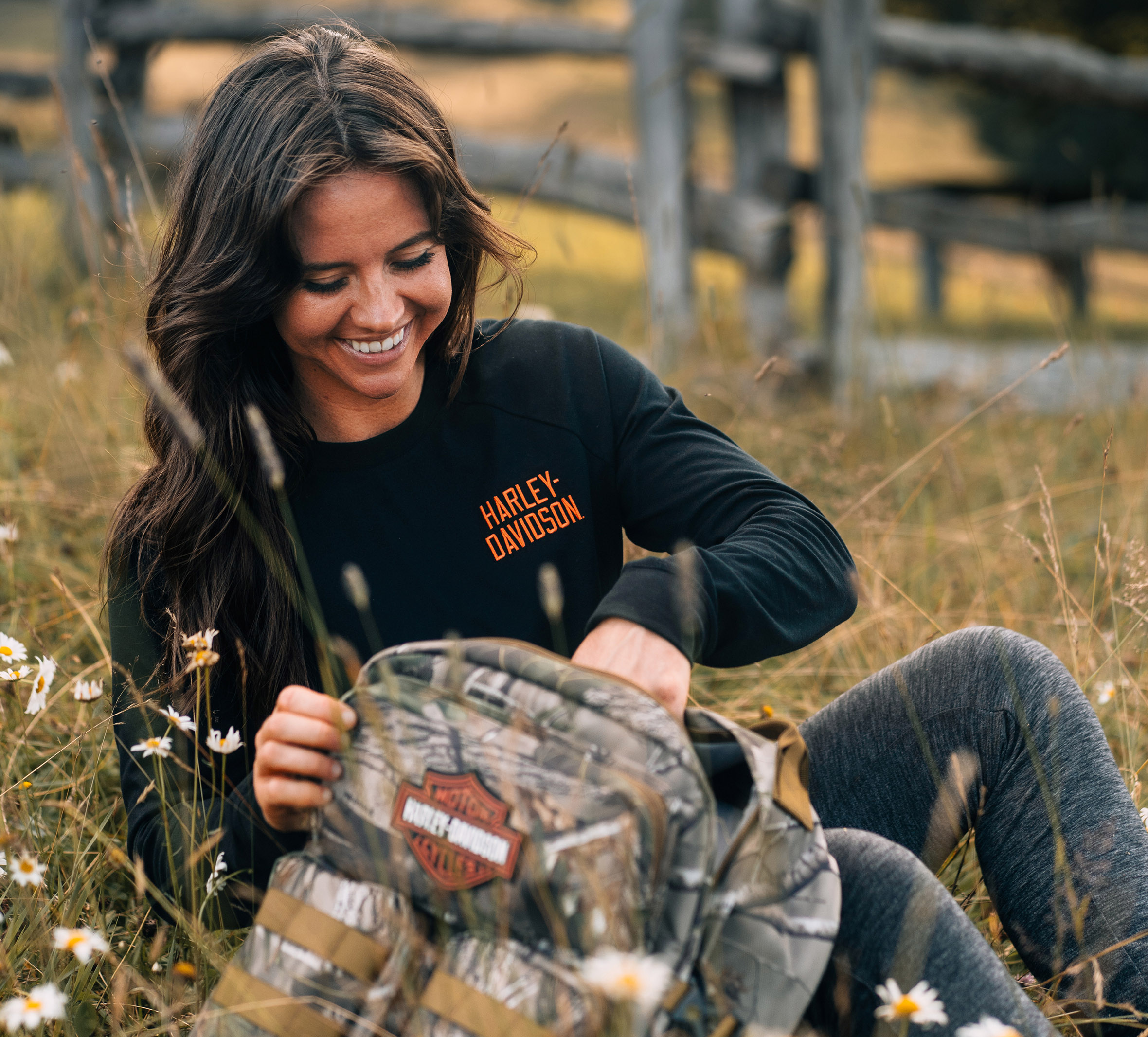 Women's Harley-Davidson x Realtree Graphic Raglan | Harley