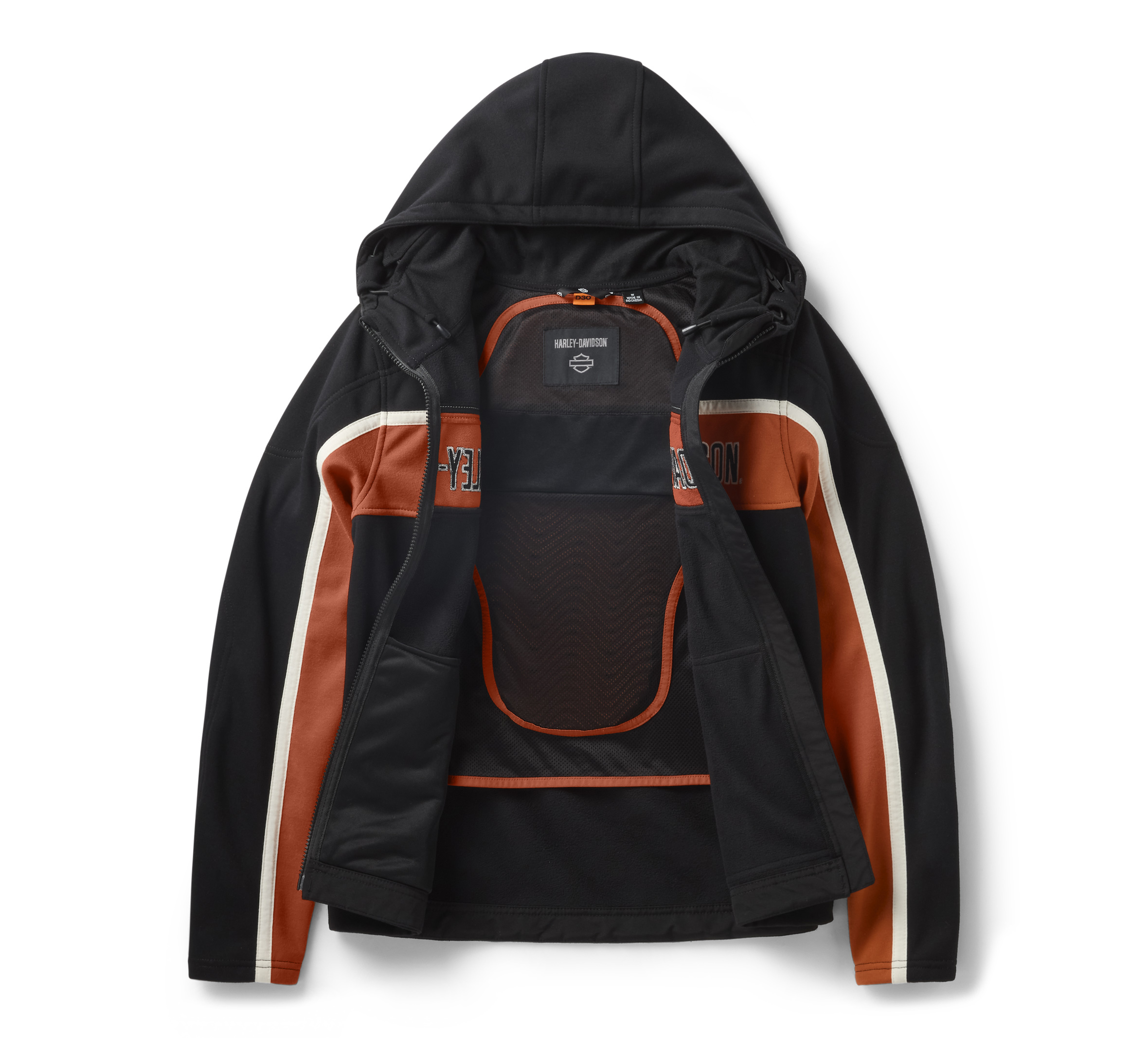 Felpa da motociclismo con cappuccio H-D Trenton Deflector 2.0 da donna