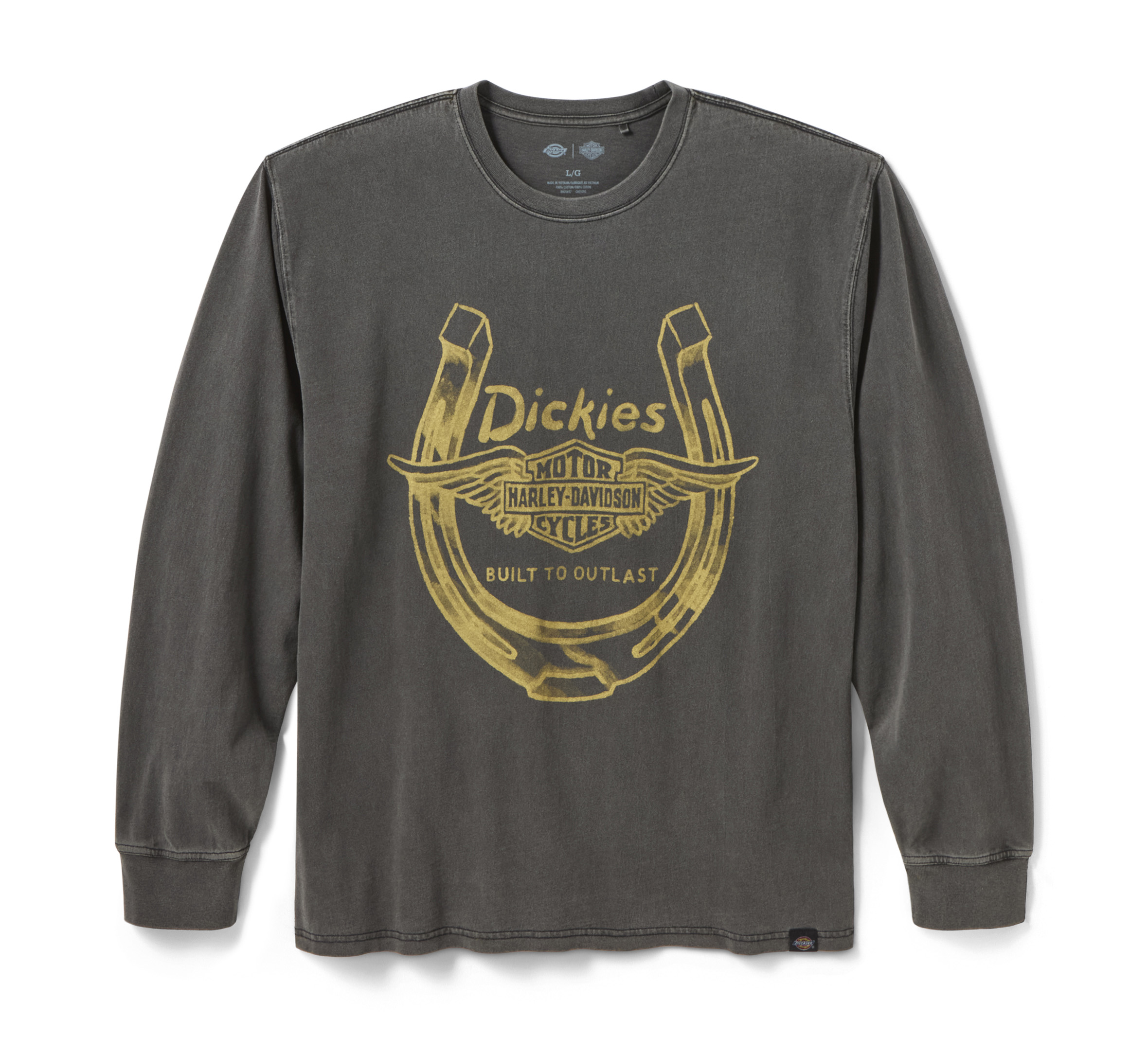 Dickies x H-D Winged Horseshoe Long Sleeve Tee para hombre