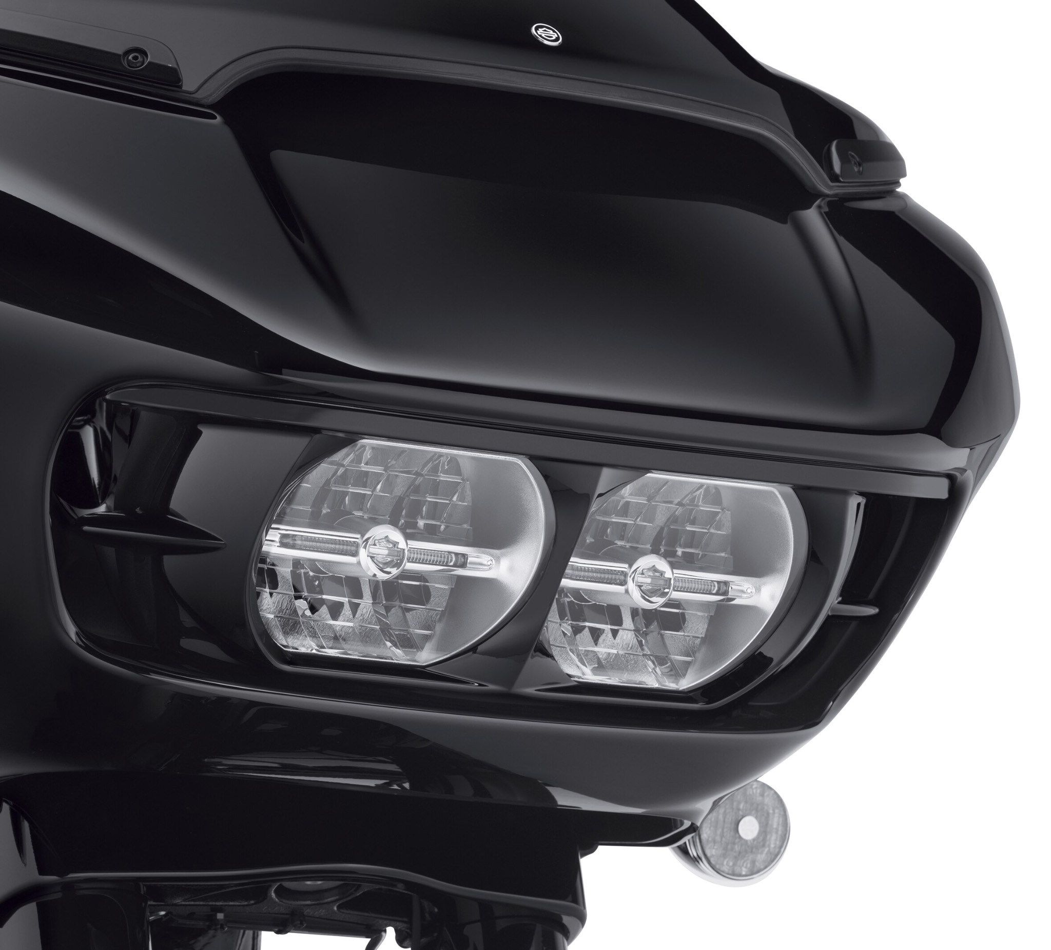 Vivid Black Road Glide Headlamp Trim