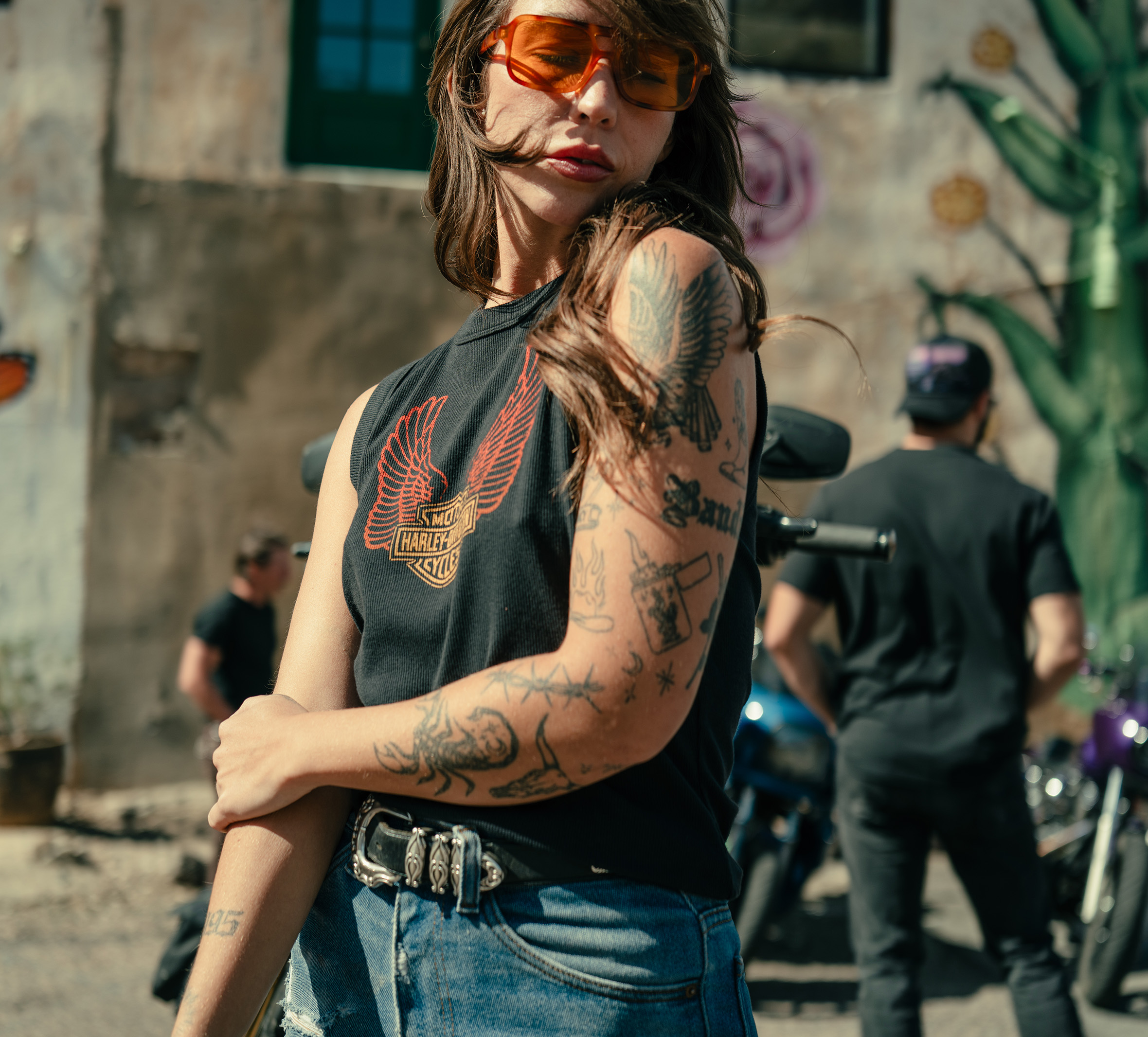 Women's Chrome Eagle Ribbed Tank