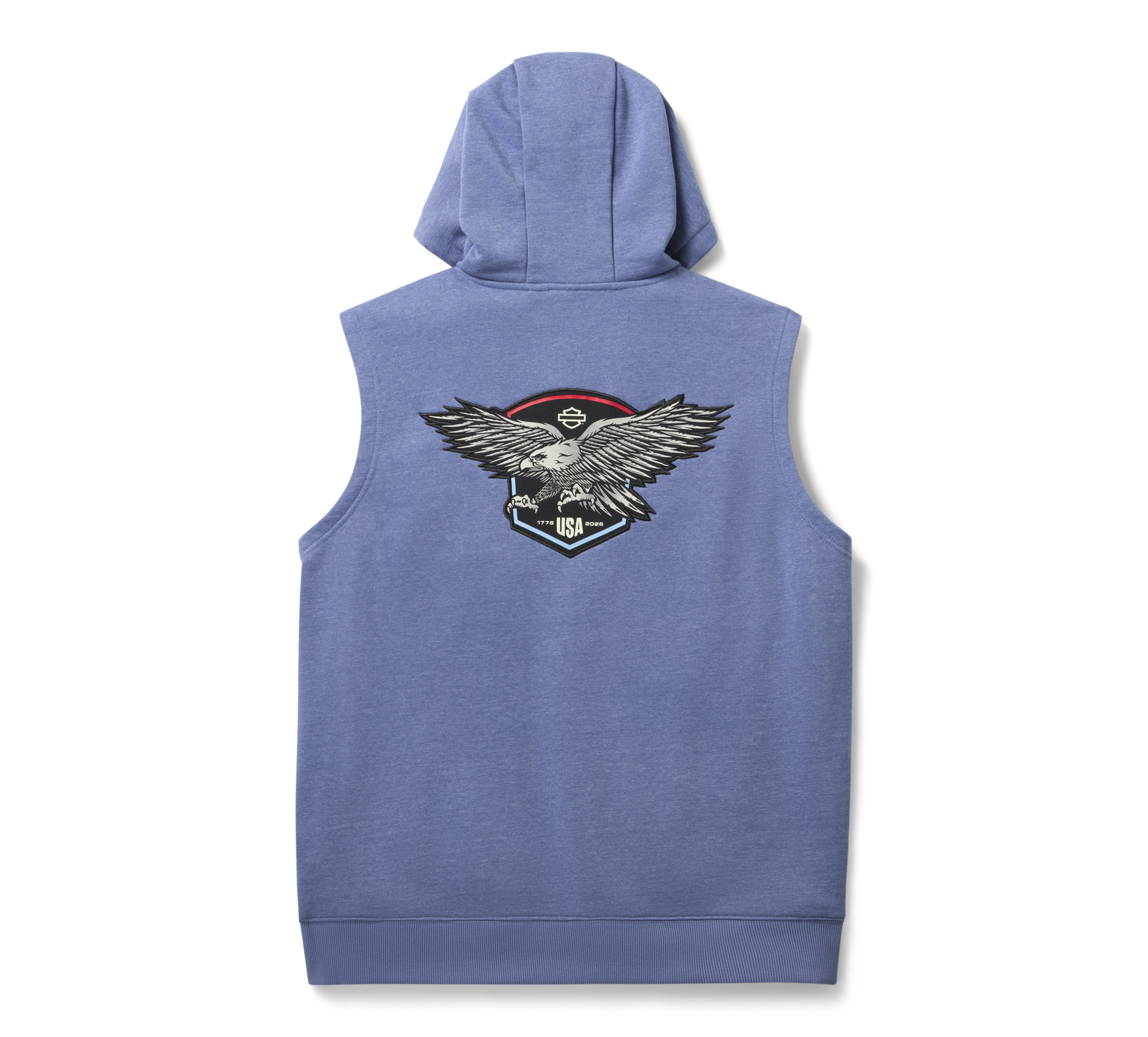 Men's Liberty Eagle Sleeveless Zip Hoodie