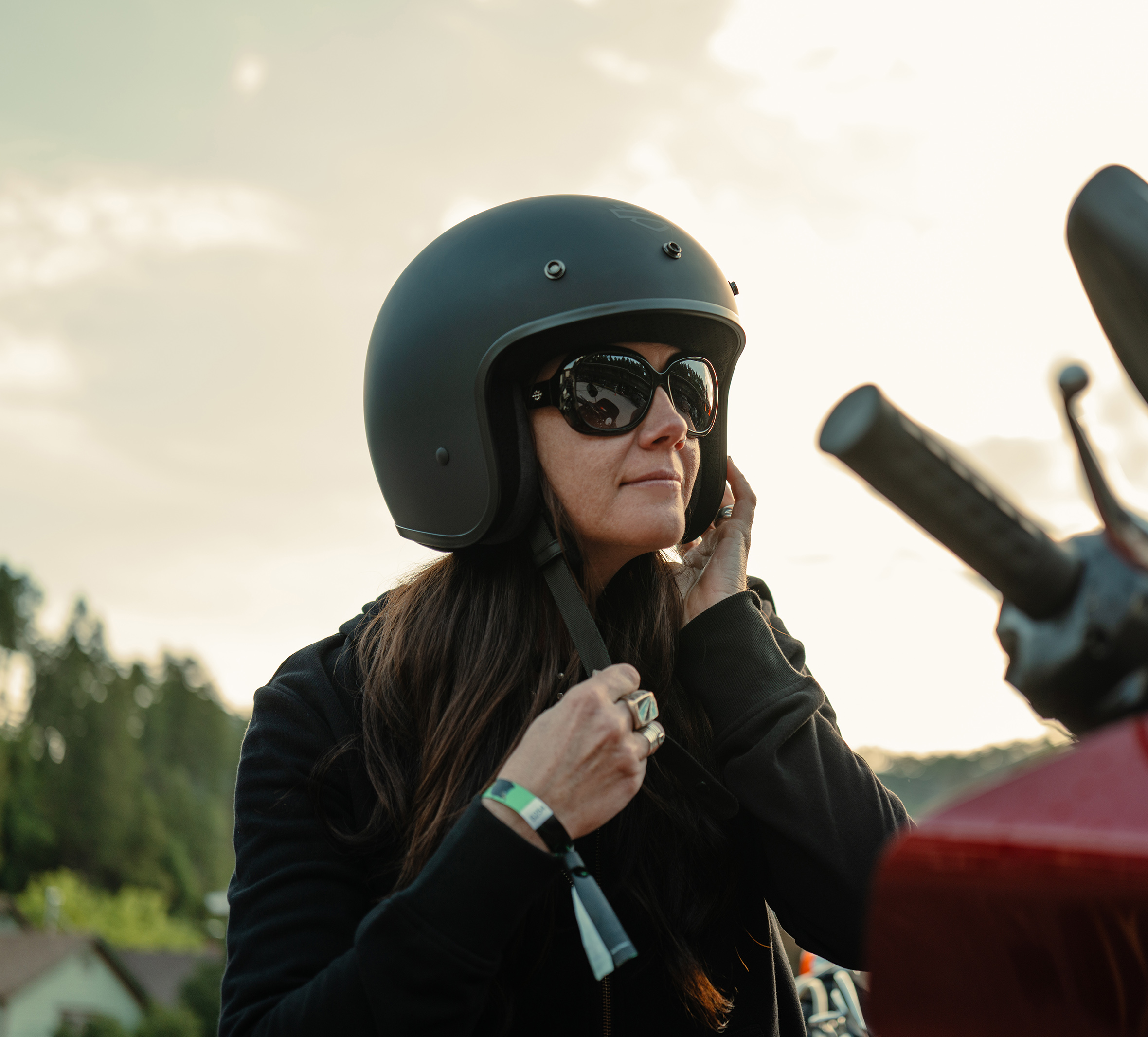ハーレー　レディース　スカジャン　Ｓ Enflame Women's Motorcycle Riding Oversize Sunglasses | Harley