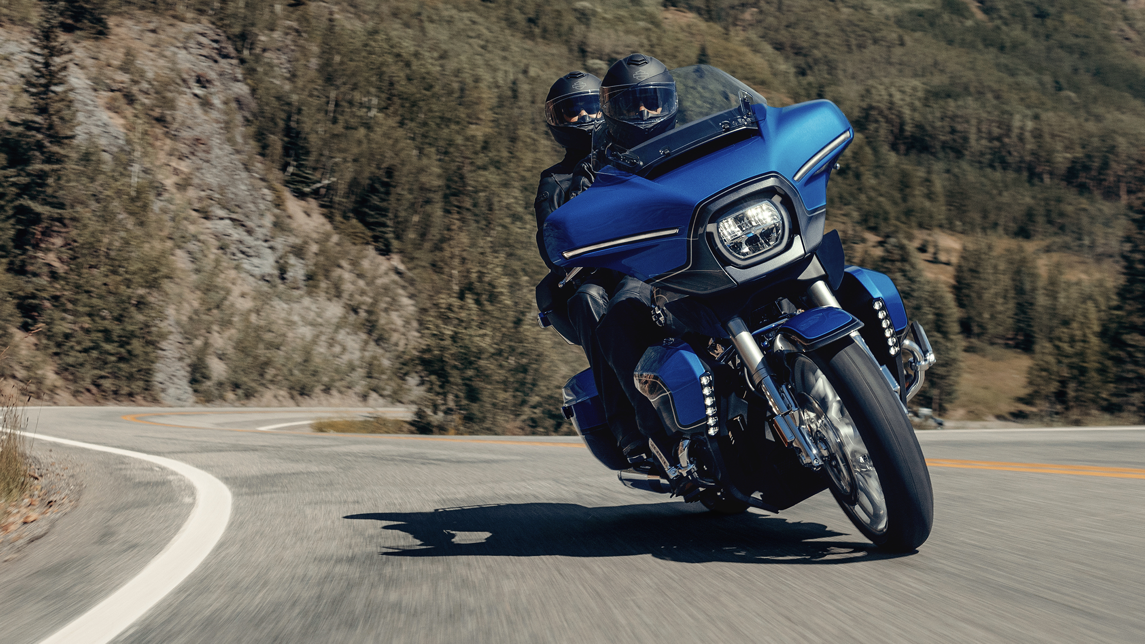 2026 CVO Street Glide Limited Riding Shot