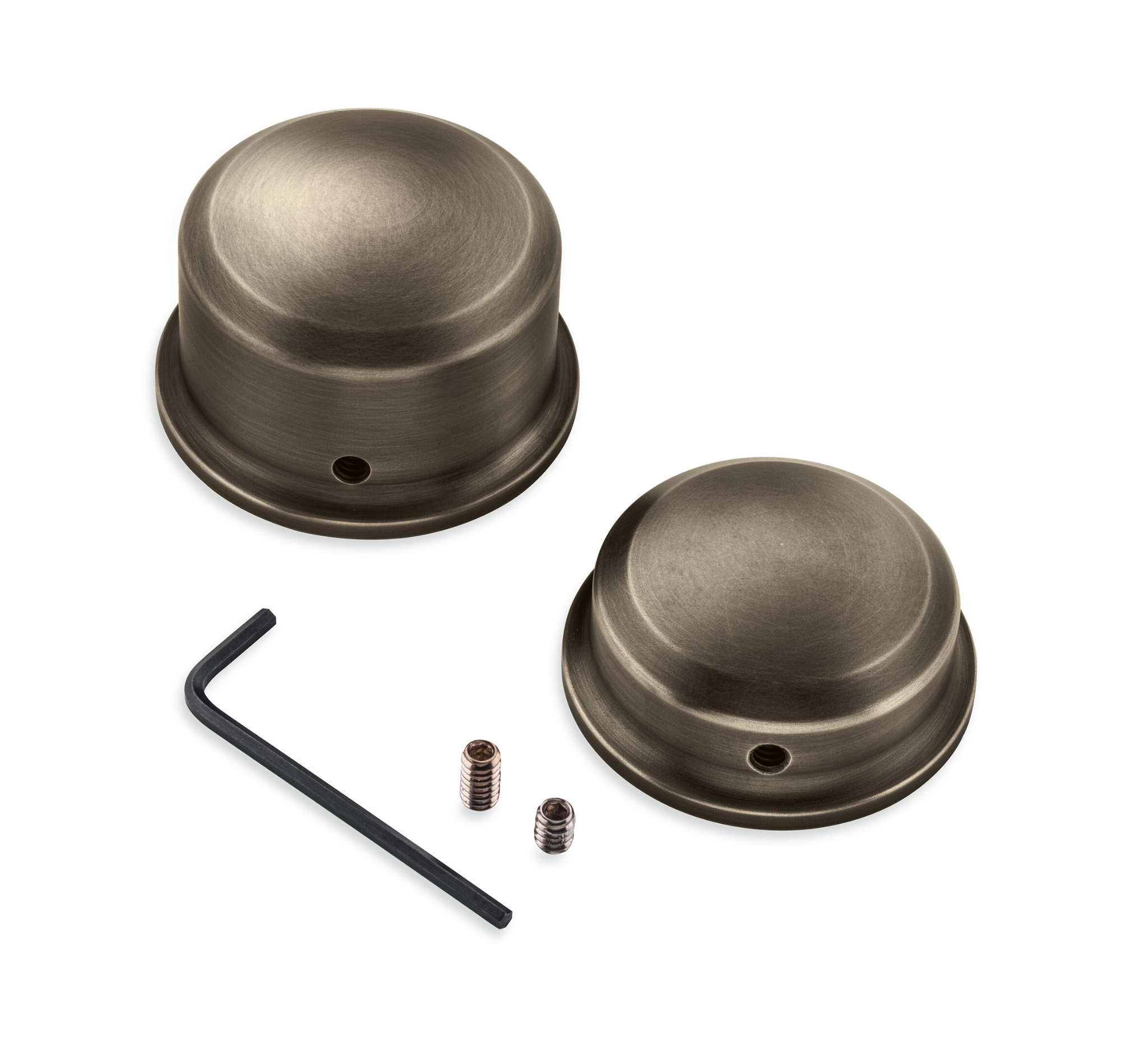 Brass Rear Axle Nut Covers
