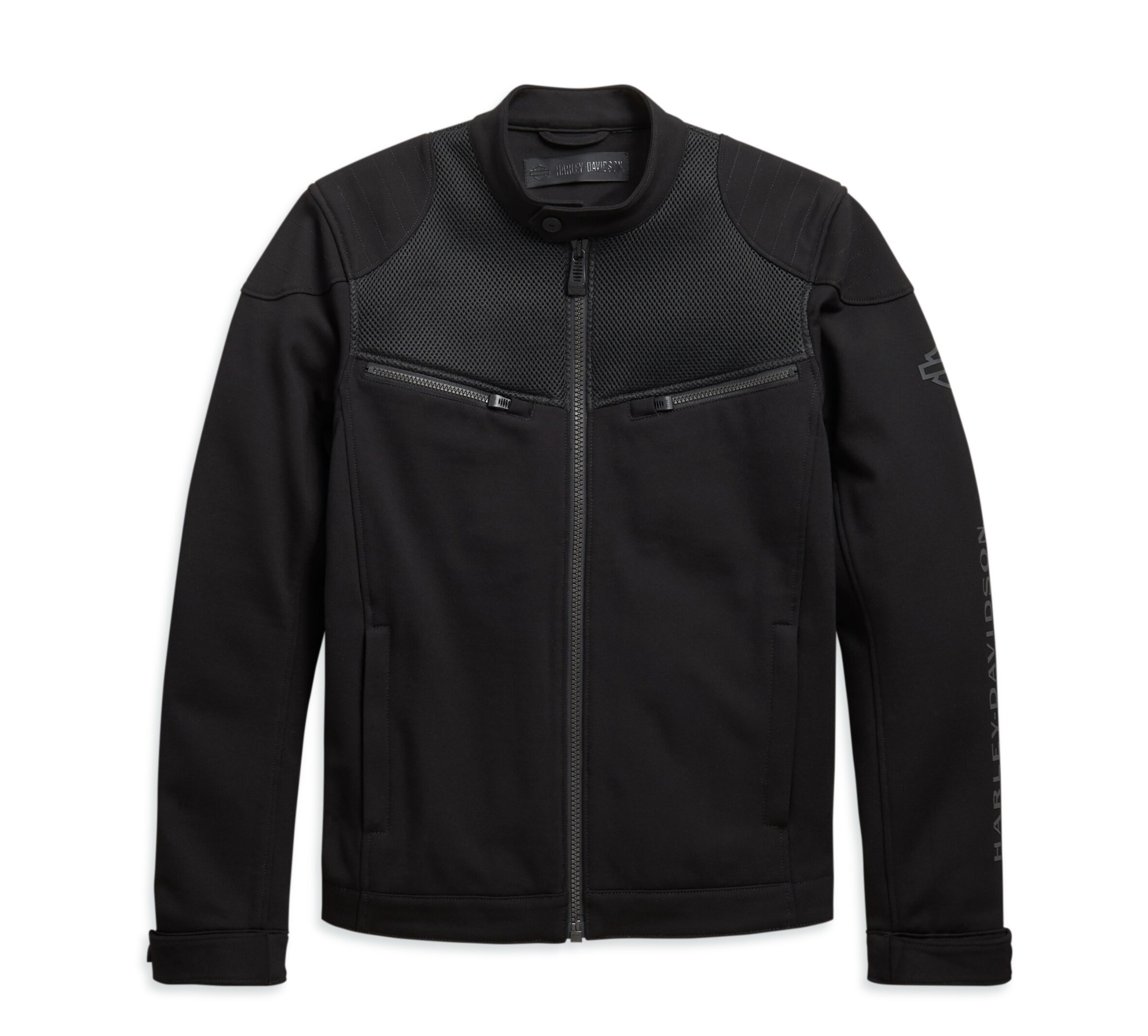 Men's 3D Mesh Accent Casual Jacket