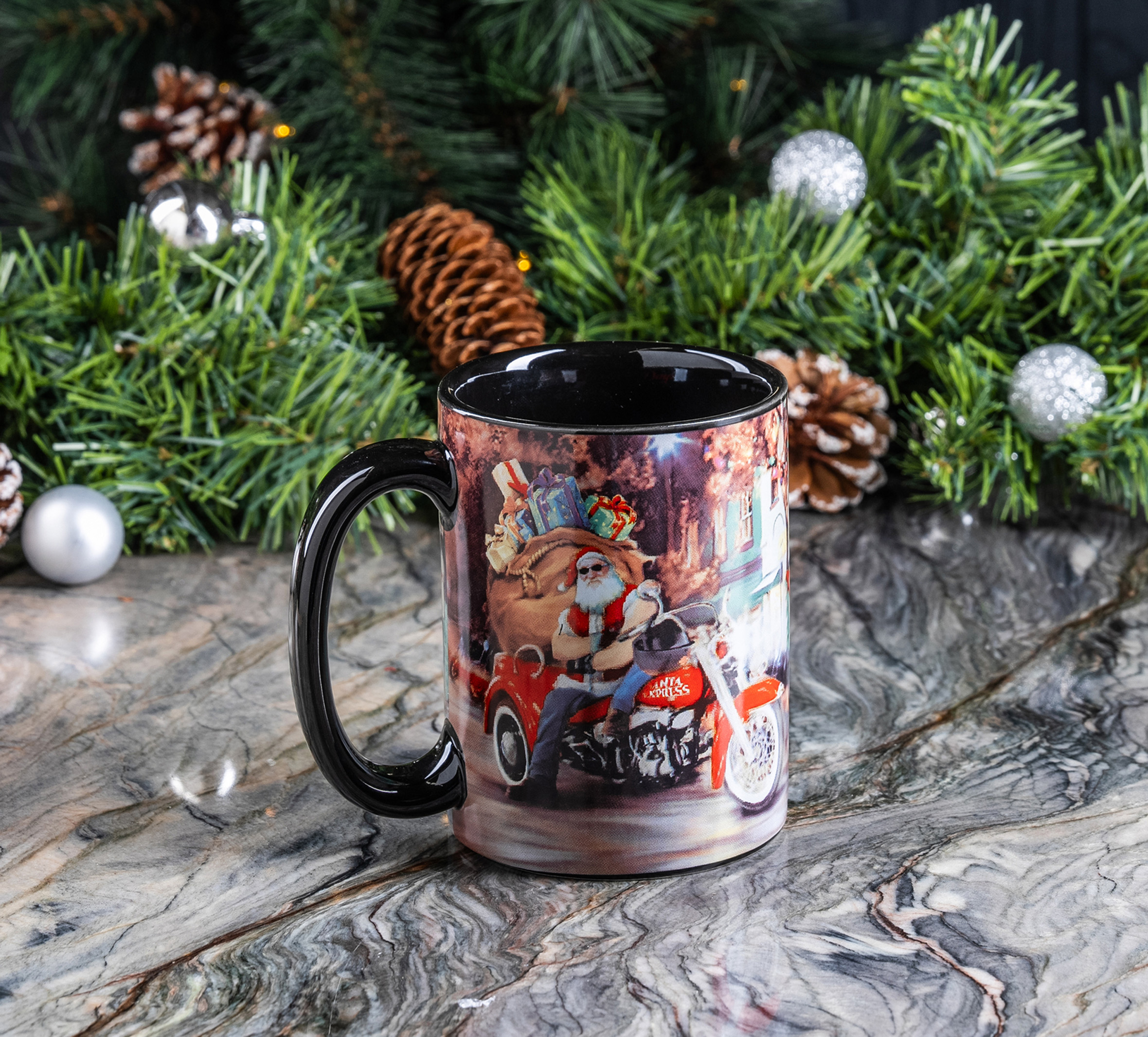 2025 Biker Santa Mug