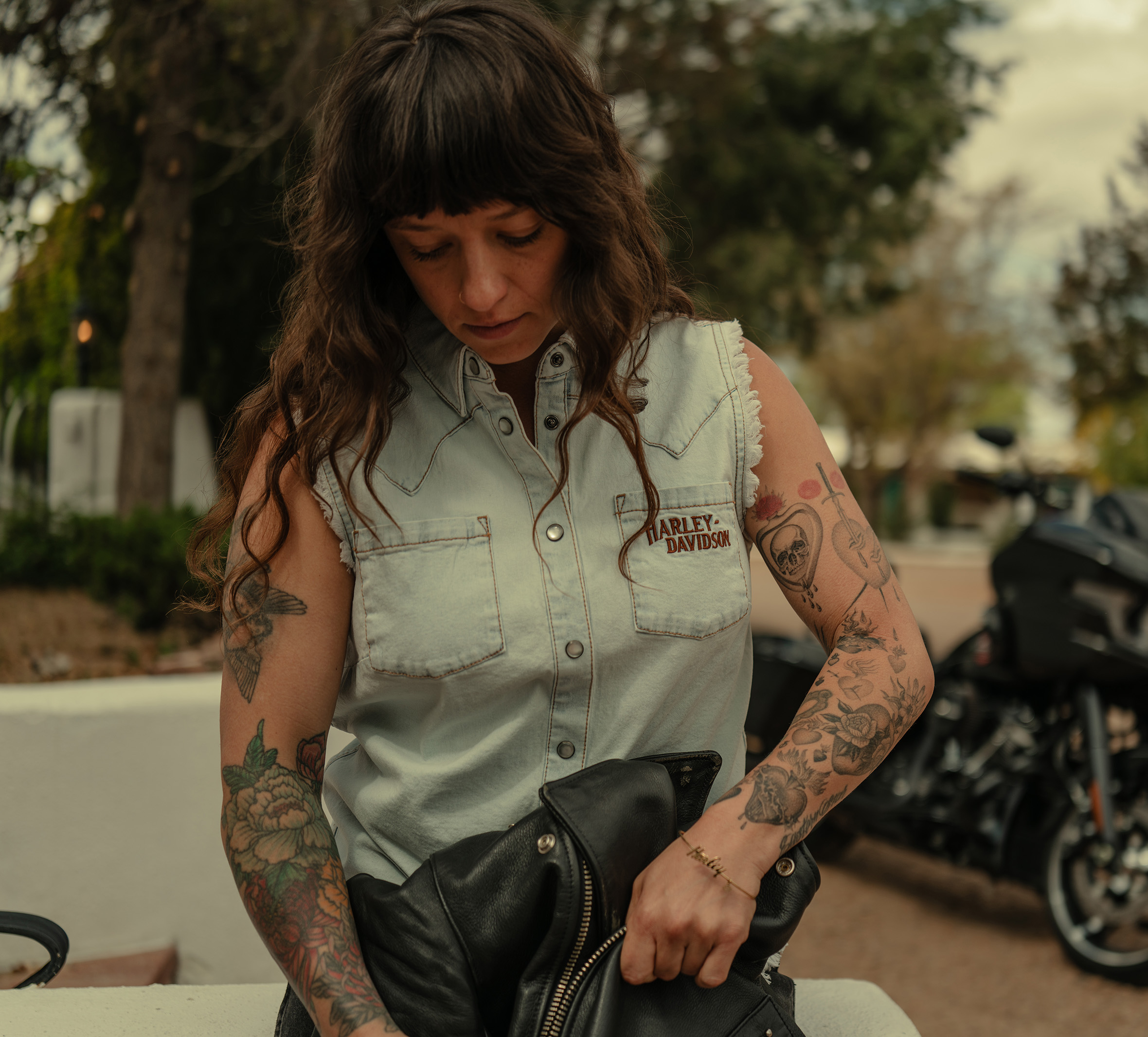 Women's Vintage Fringe Sleeveless Denim | Harley-Davidson USA