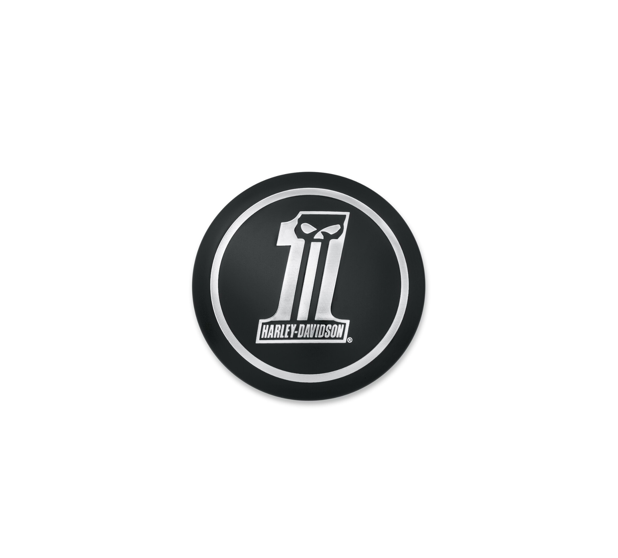 Dark Custom Logo Fuel Cap Medallion