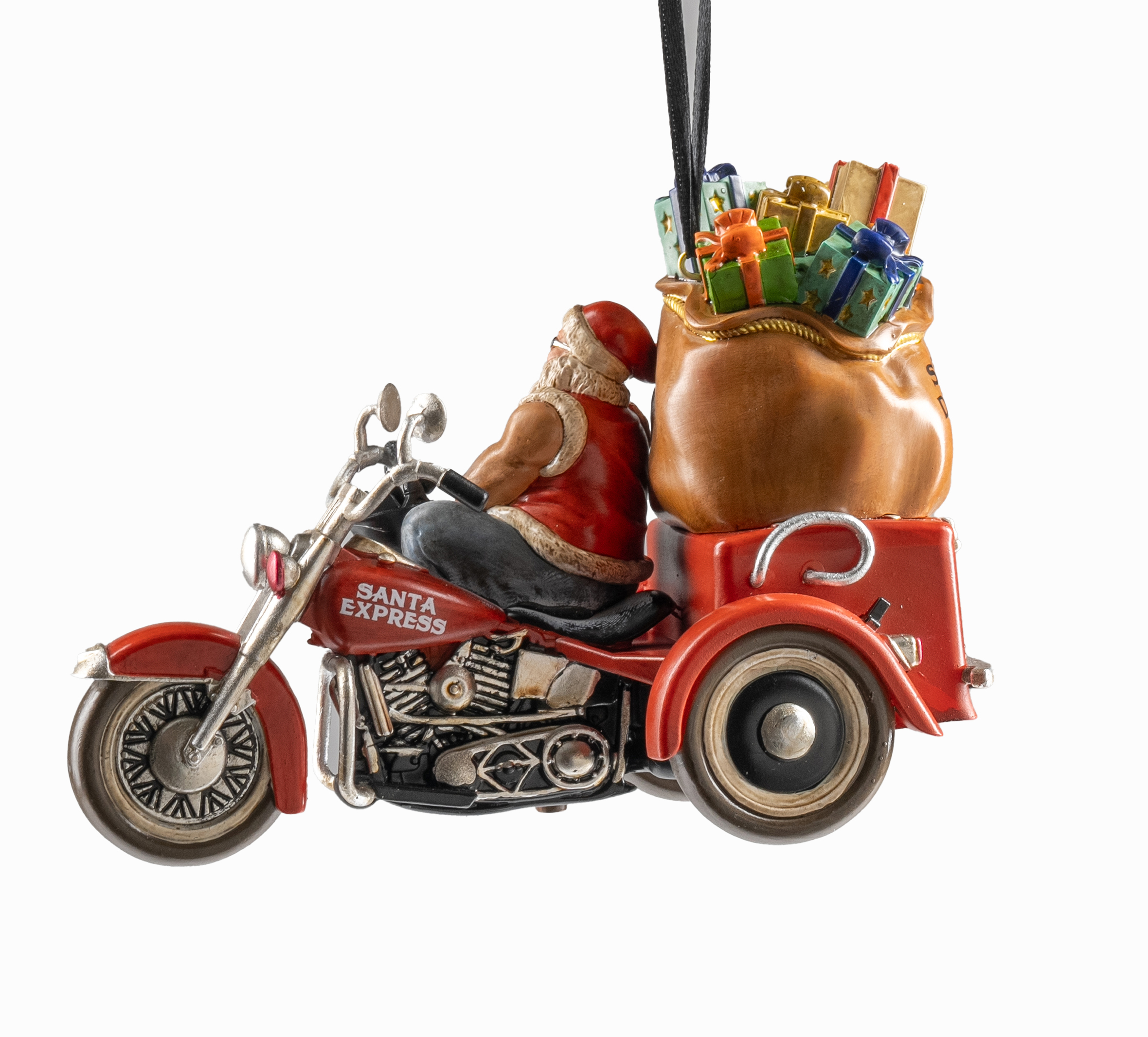 2025 Biker Santa Ornament