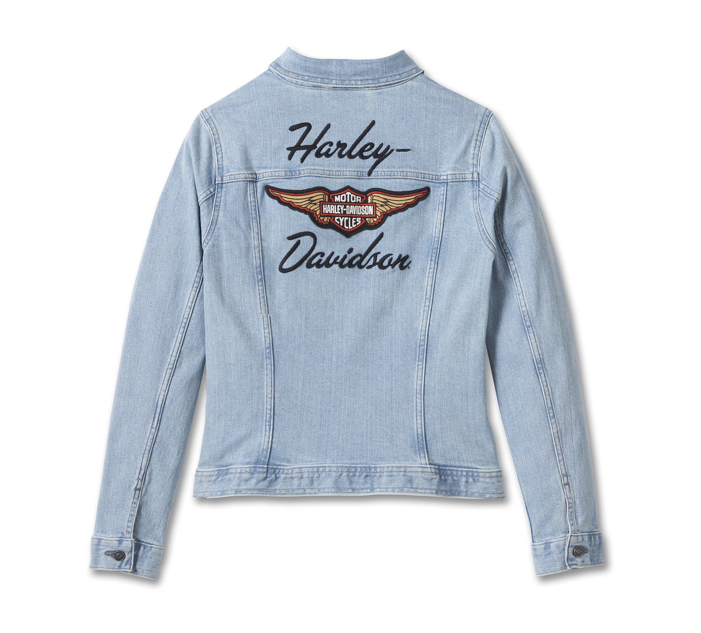 Women's Silver Wing Stretch Denim Jacket