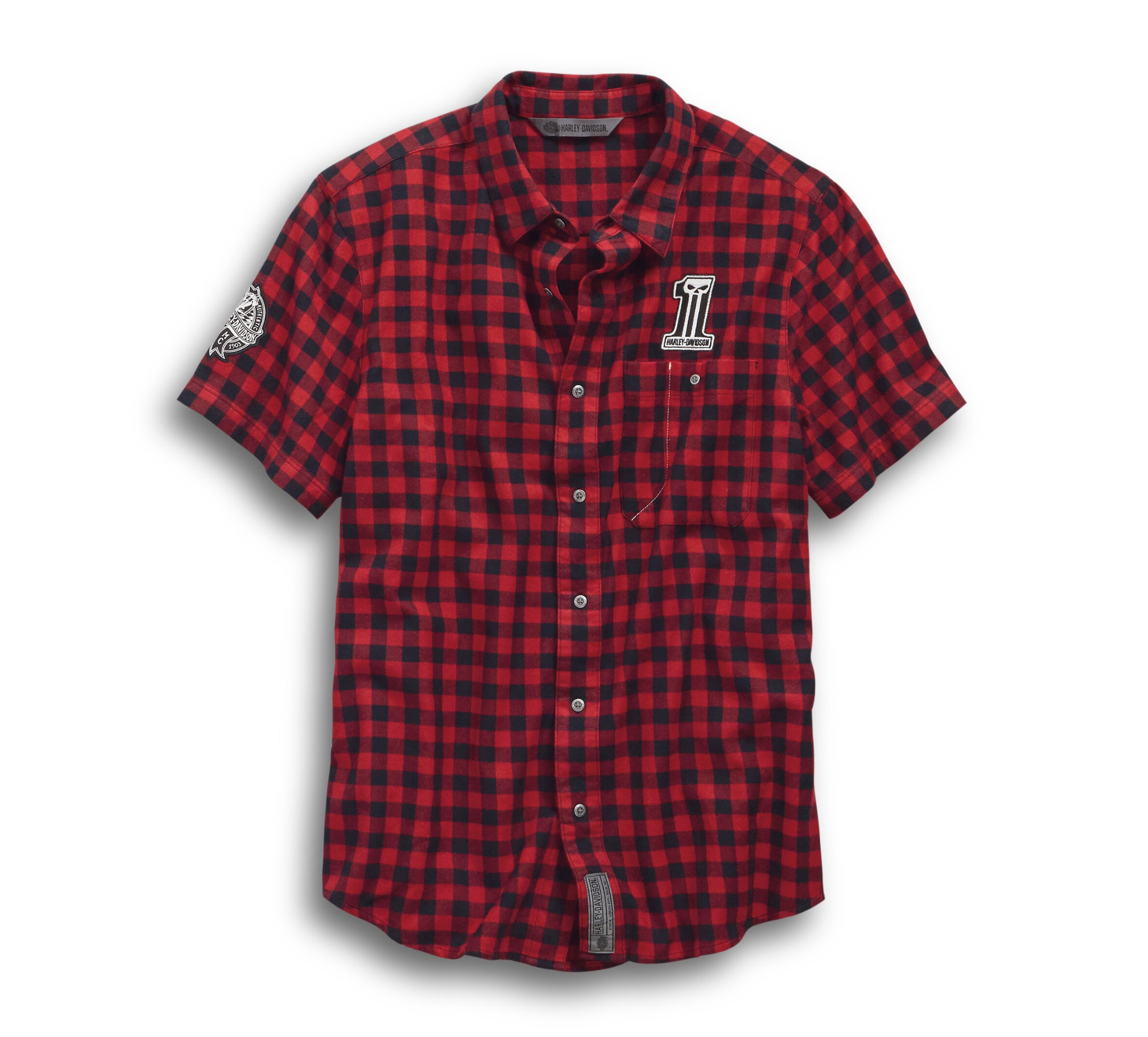 Men's Checked Plaid Shirt