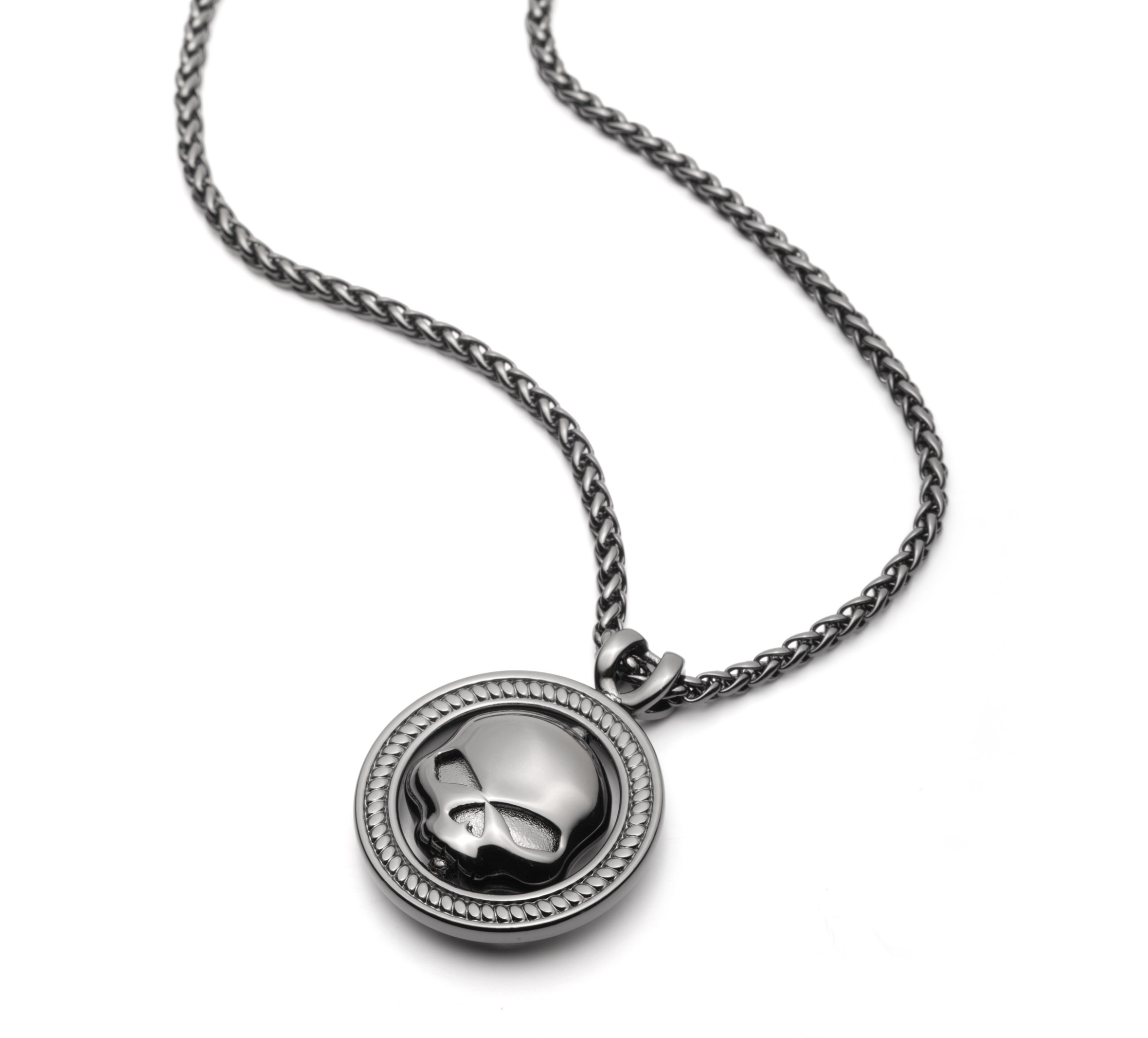 Men's 26" Round Willie G Pendant Necklace