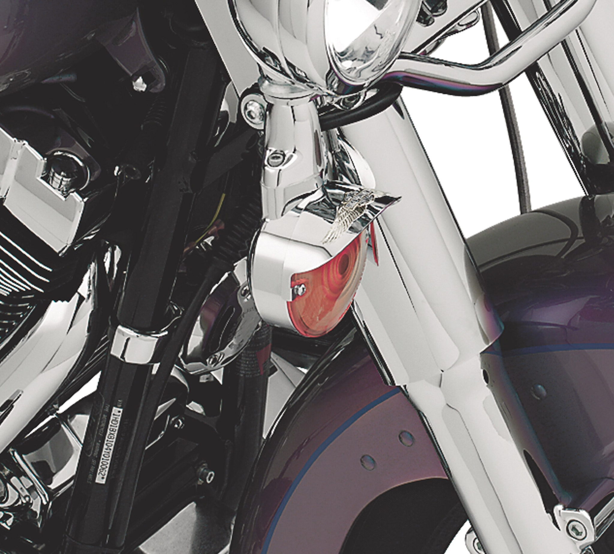 Eagle Wing Flat Lens Turn Signal Visor