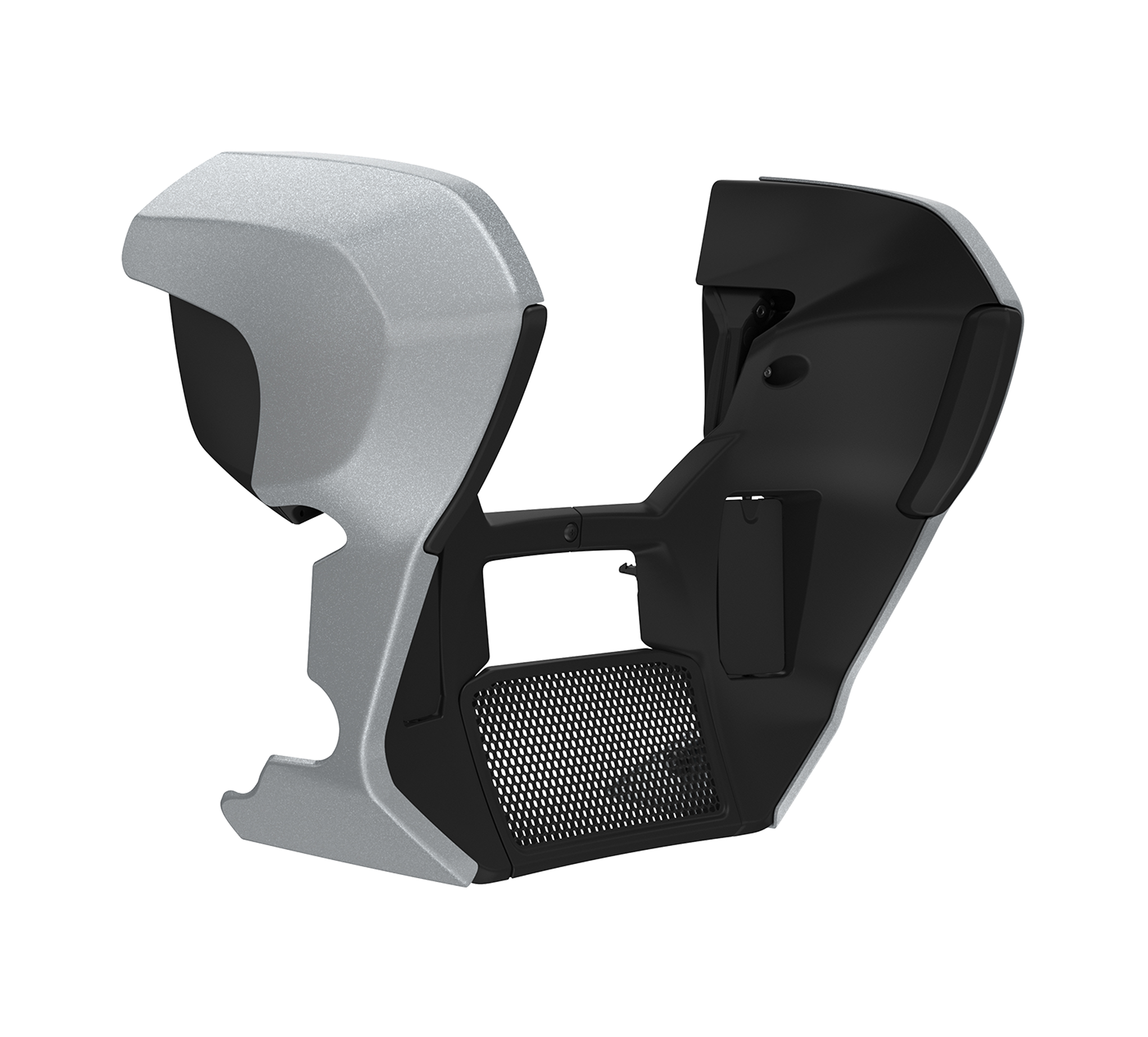 Fairing Lowers - Atlas Silver Metallic